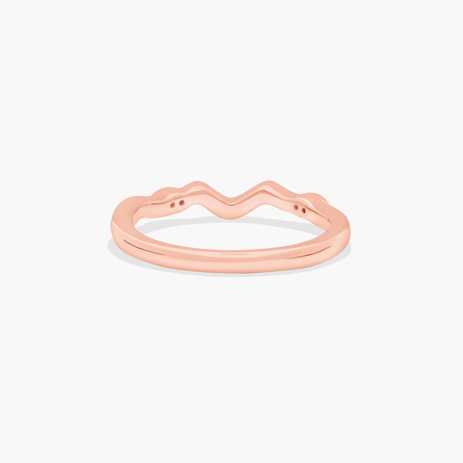 Twisted Vine Wedding Ring In 14K Rose Gold (2.00mm)