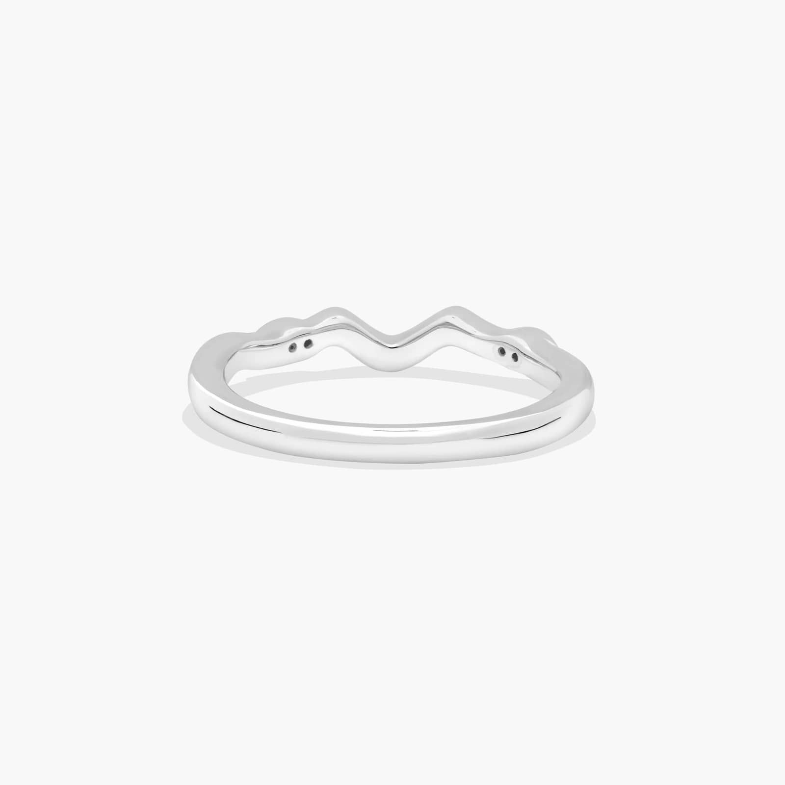 Twisted Vine Wedding Ring In Platinum (2.00mm)