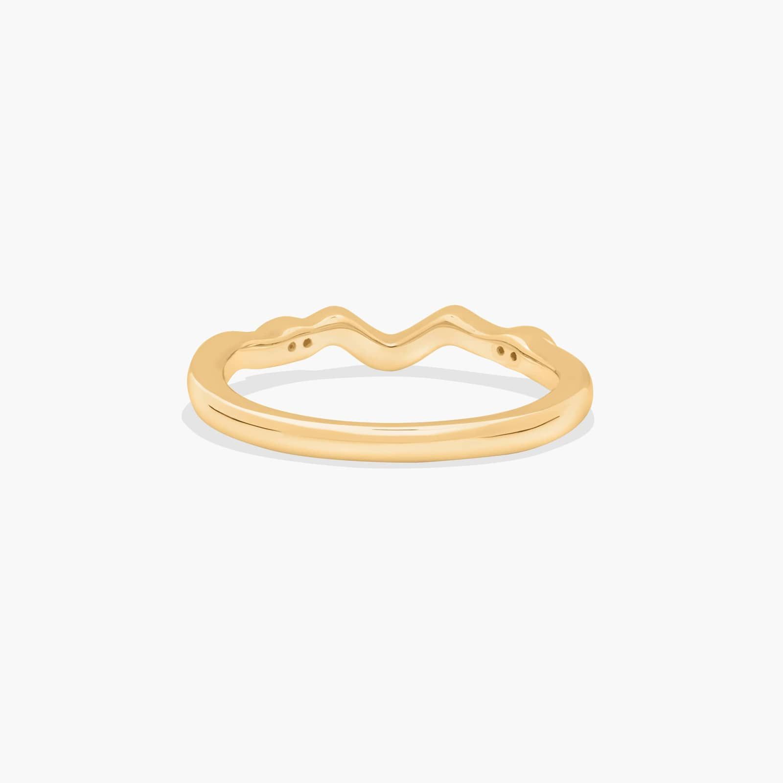 Twisted Vine Wedding Ring In 14K Yellow Gold (2.00mm)