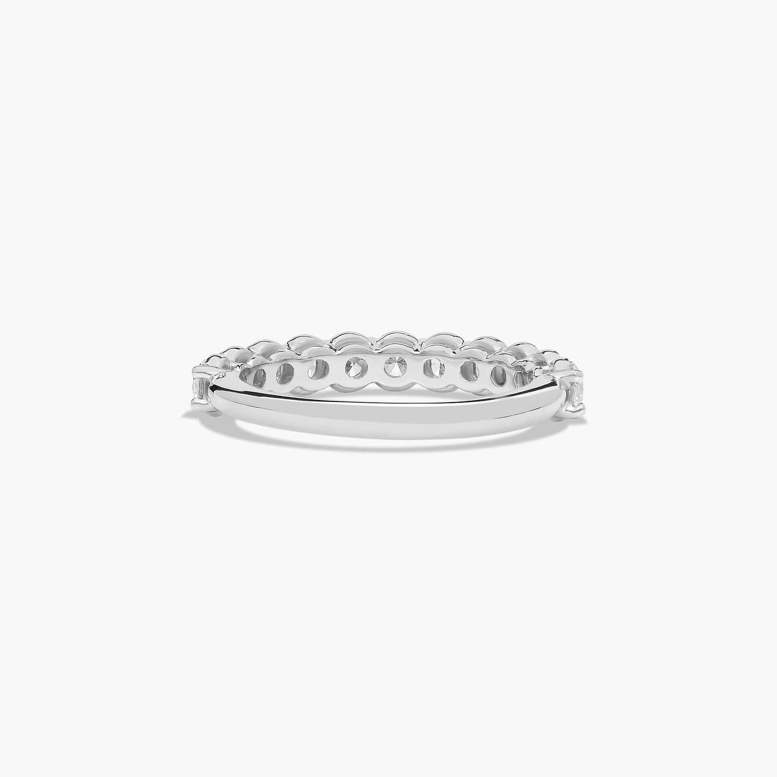 Prong Set Wedding Ring With 1 CTW Diamonds In 14K White Gold (2.00mm)