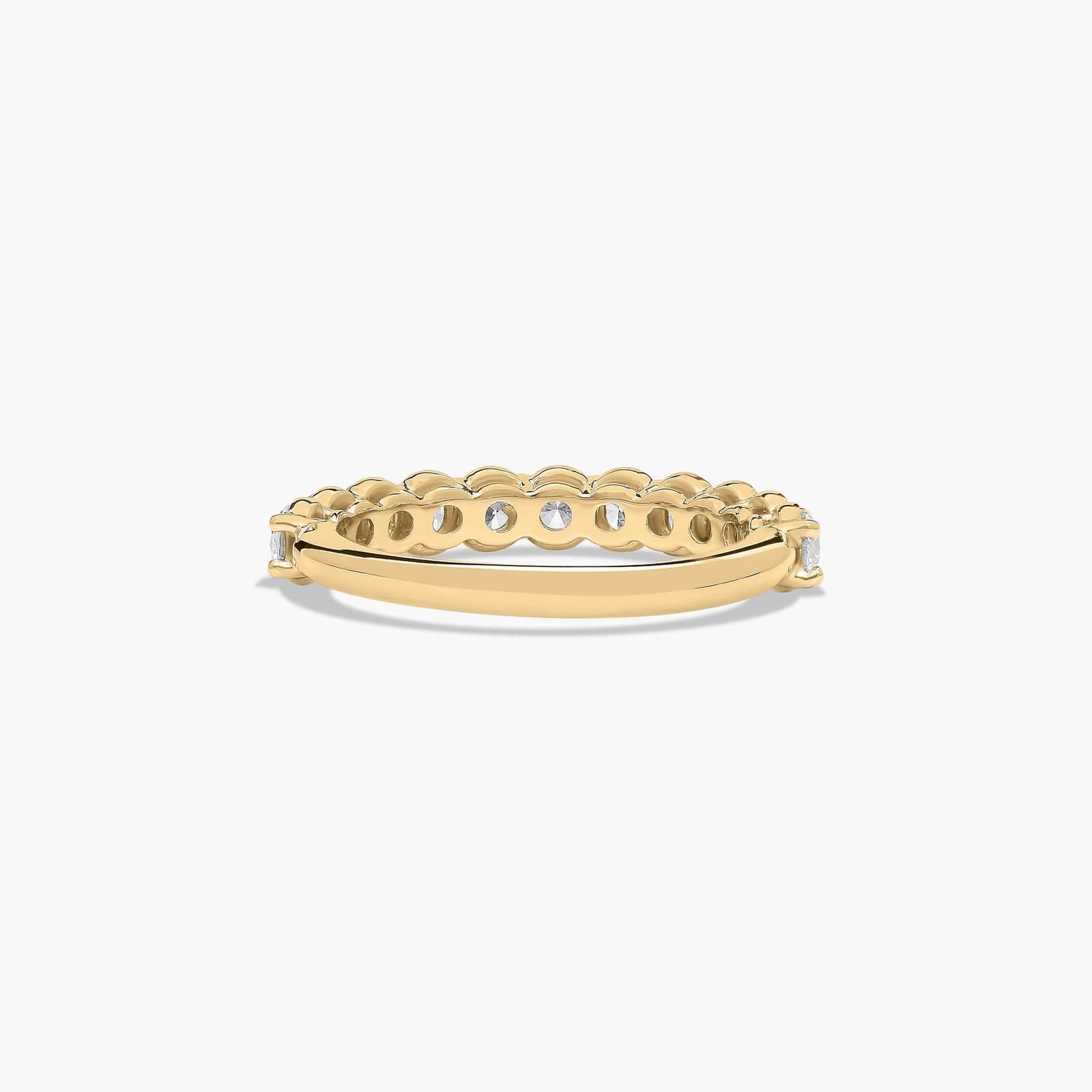Prong Set Wedding Ring With 1 CTW Diamonds In 18K Yellow Gold (2.00mm)
