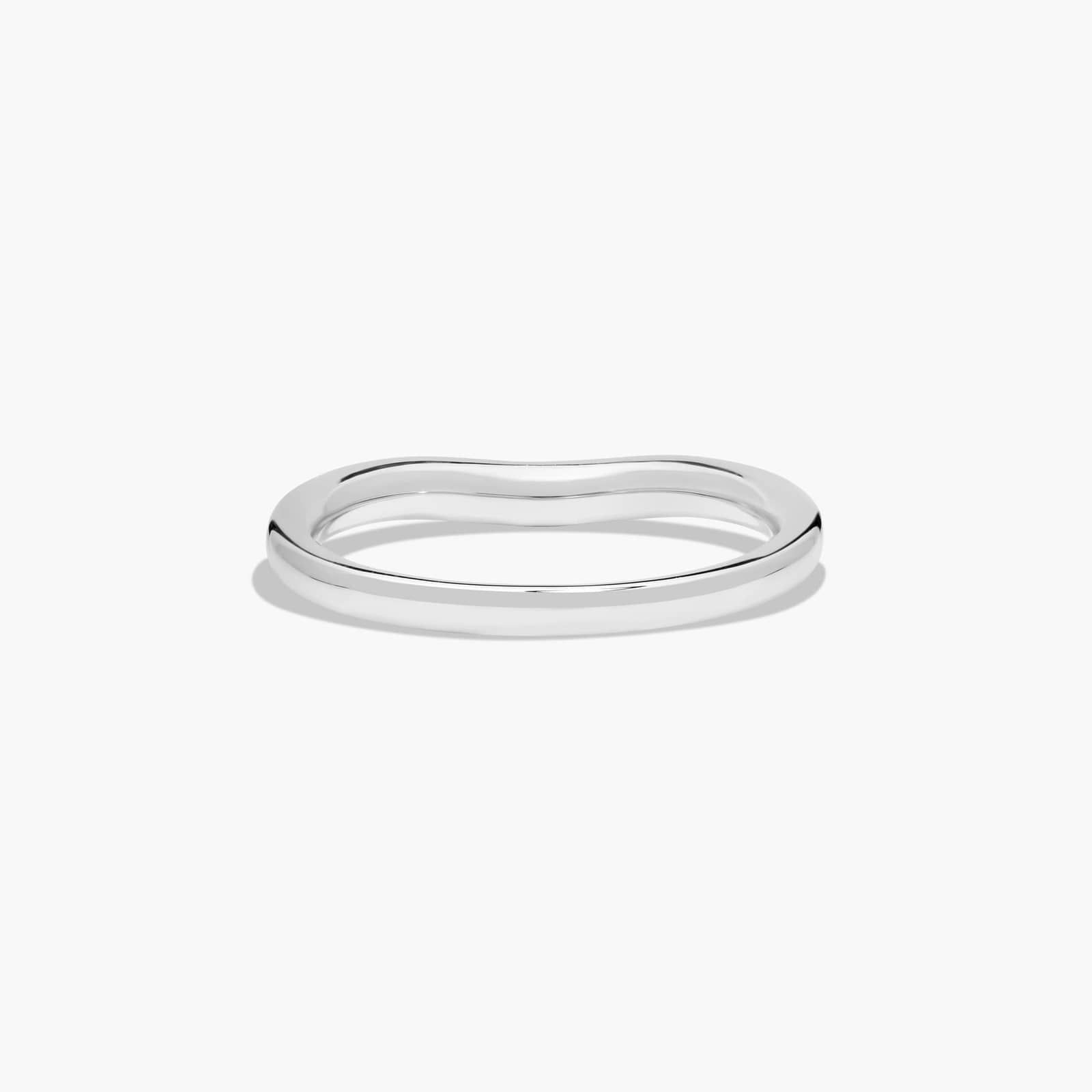14K White Gold Matching Wedding Ring