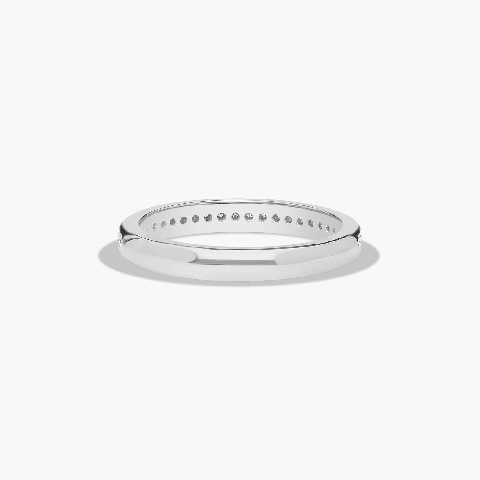Pavé Trellis Diamond Wedding Ring In Platinum (3.00mm)