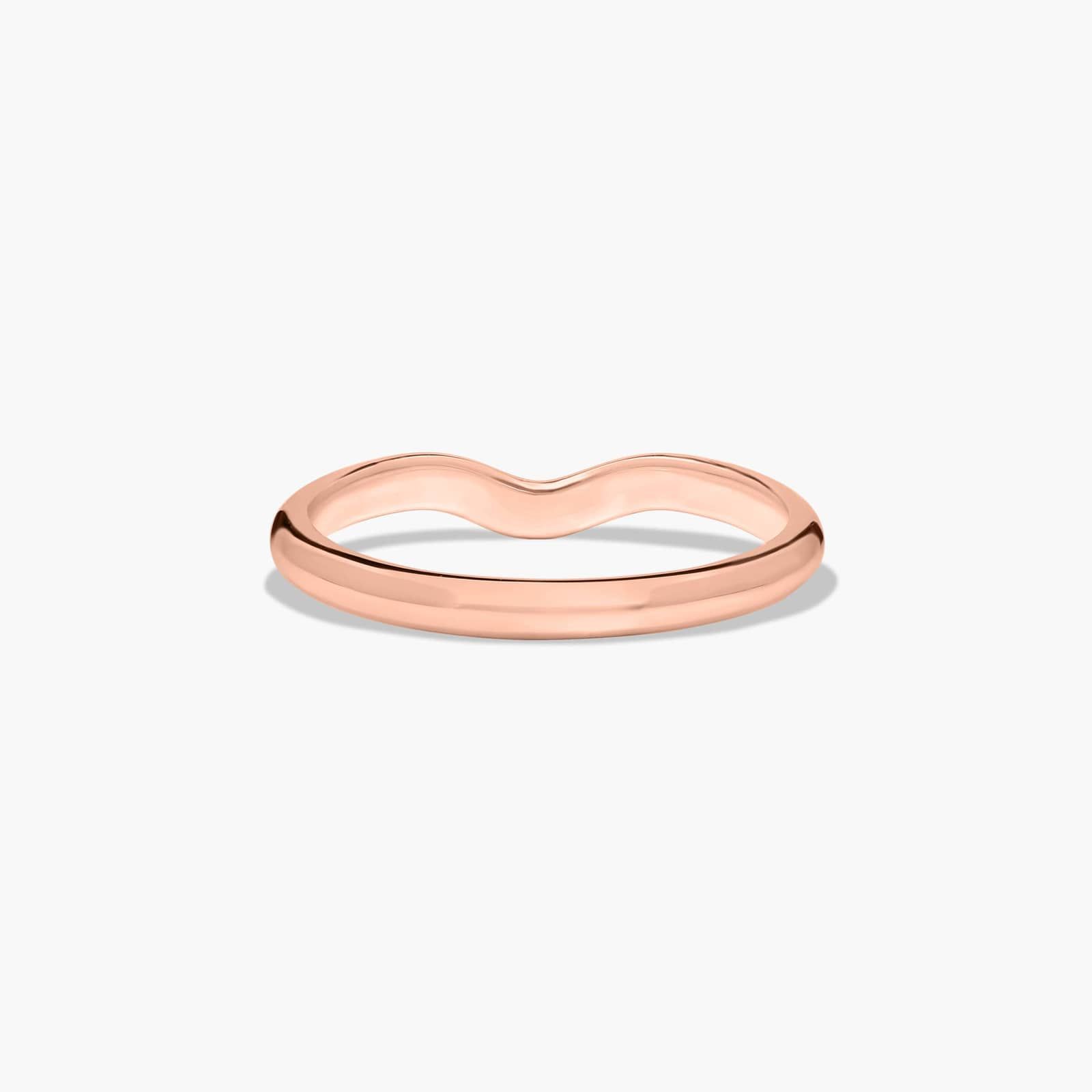 Wedding Ring In 14K Rose Gold (2.00mm)