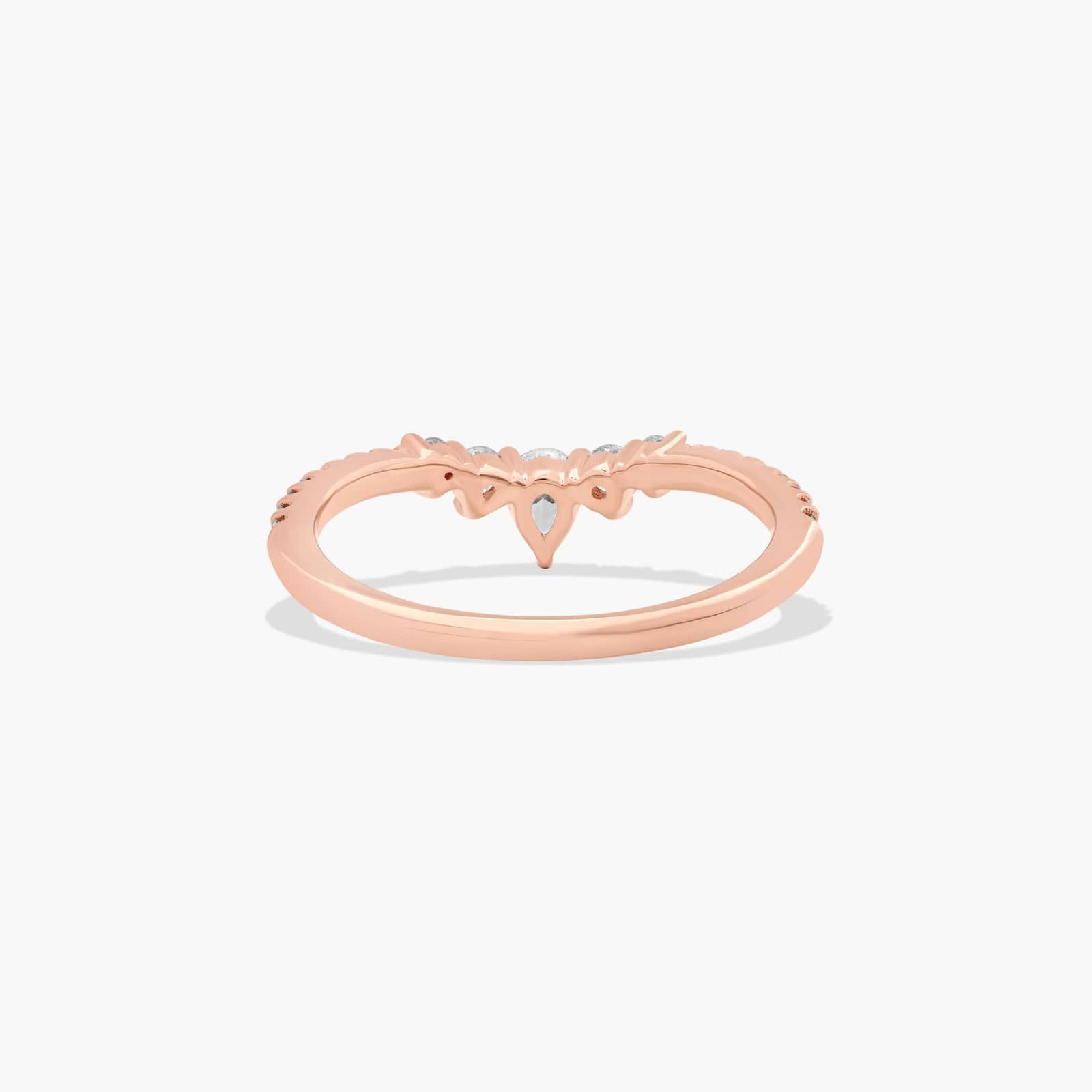 Grand Tiara Diamond Wedding Ring In 14K Rose Gold (1.50mm)