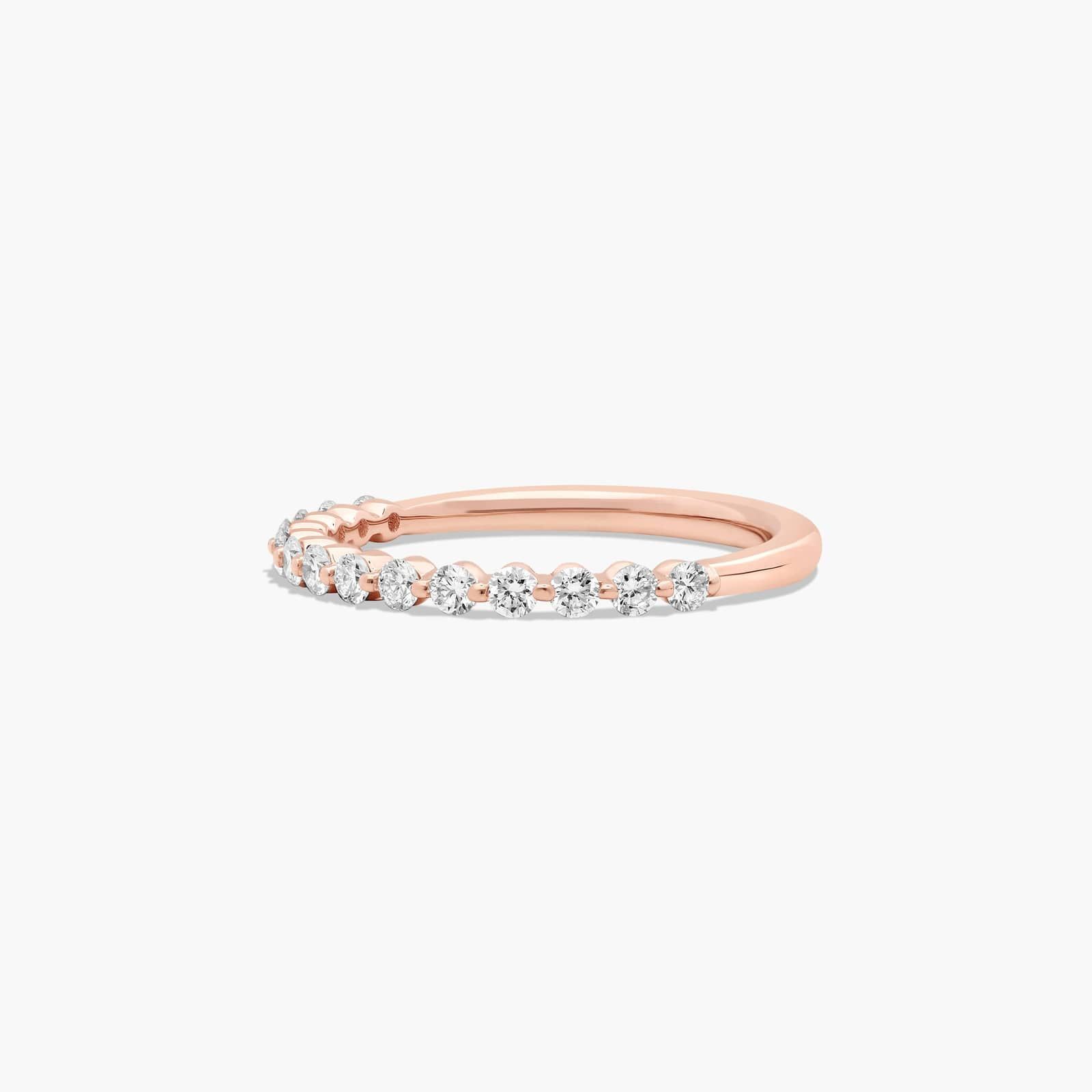 Escalade Diamond Wedding Ring In 14K Rose Gold (2.00mm)