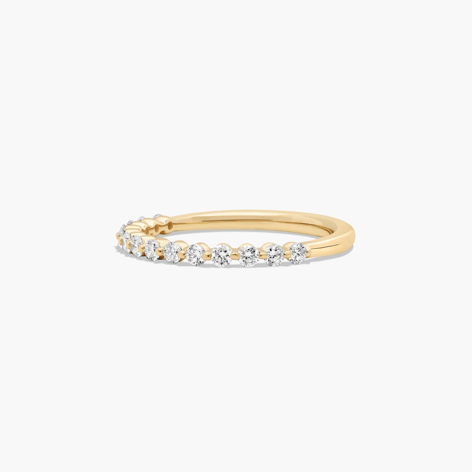 Escalade Diamond Wedding Ring In 14K Yellow Gold (2.00mm)