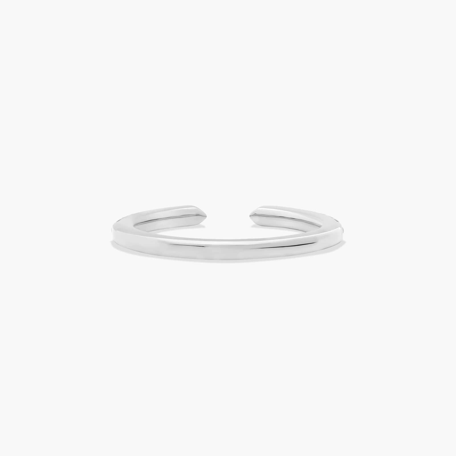 Open Diamond Wedding Ring In 14K White Gold (1.50mm)