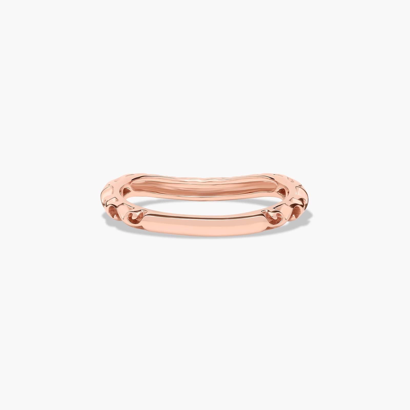 Wedding Ring In 14K Rose Gold (2.00mm)