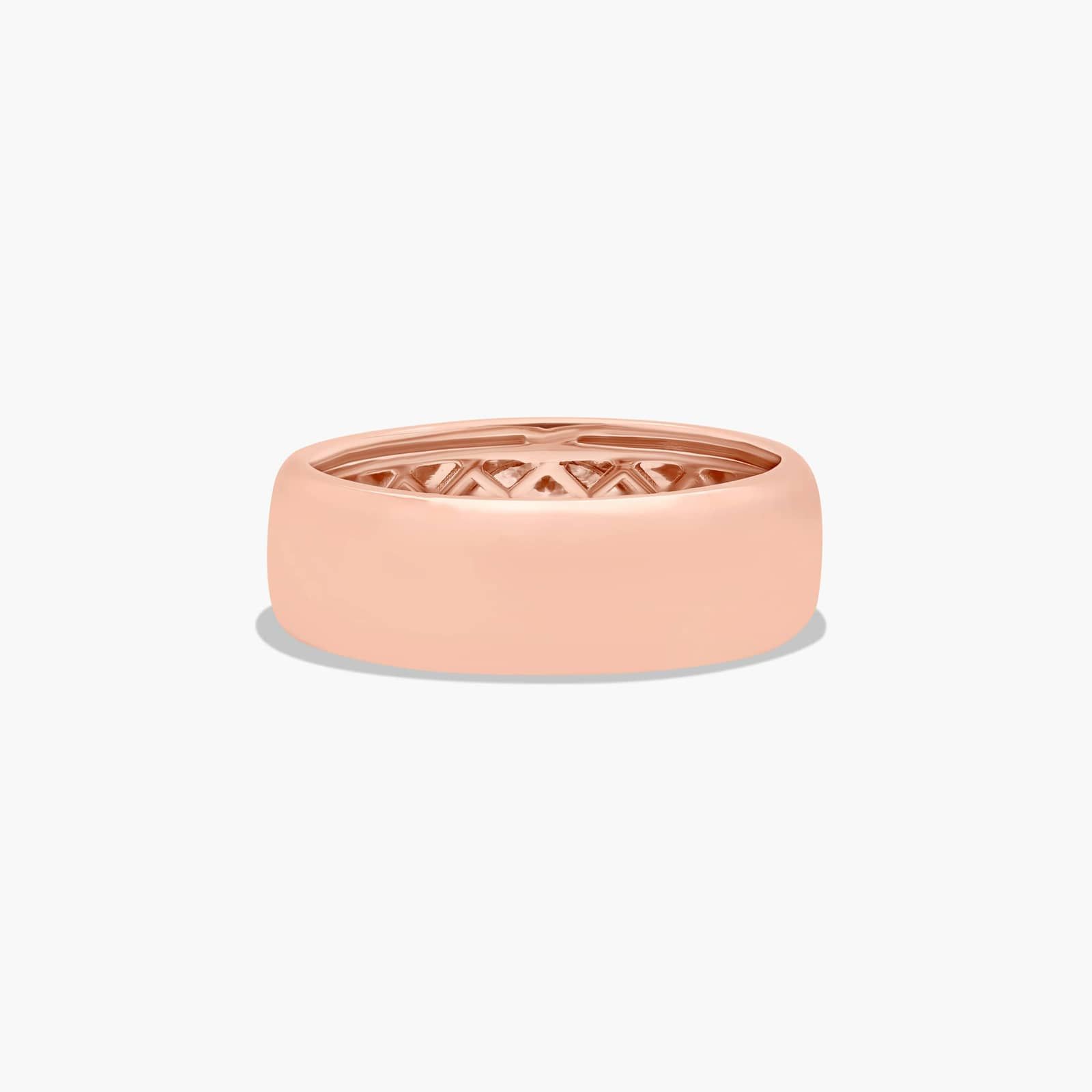 Fancy Bezel Marquise Cut Lab-Grown Diamond Ring In 14K Rose Gold