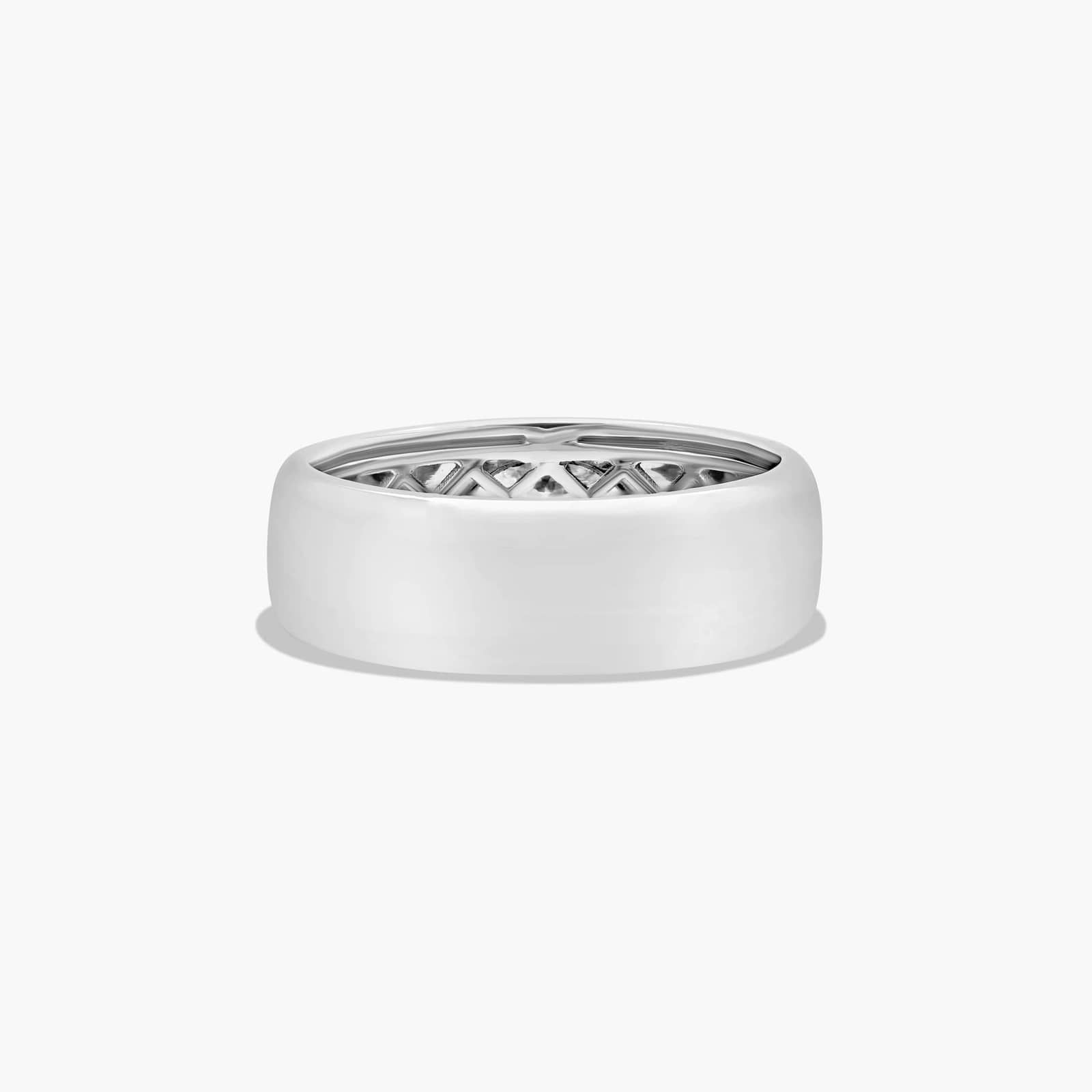 Fancy Bezel Marquise Cut Lab-Grown Diamond Ring In 14K White Gold
