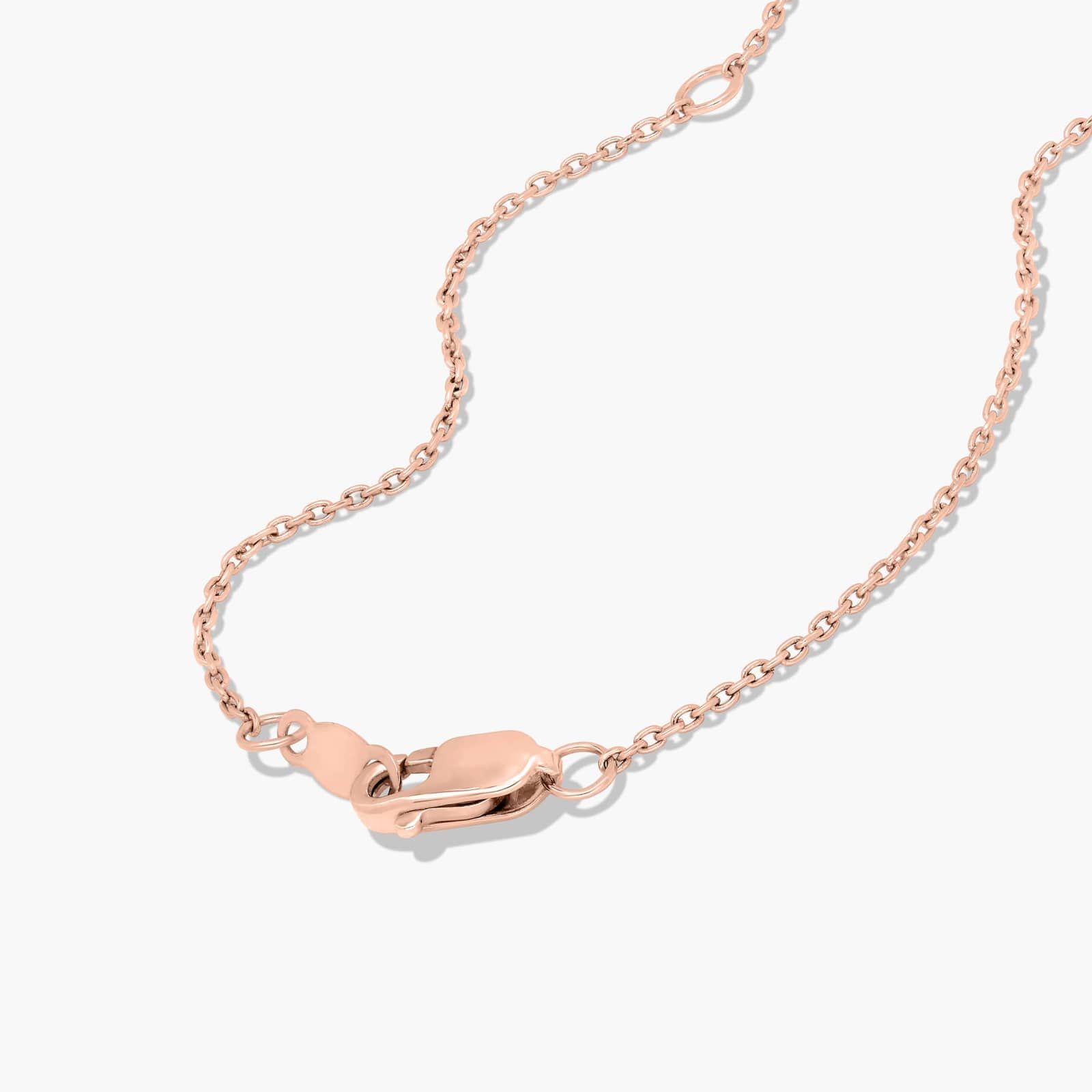 Toi Et Moi Pendant Necklace With Round And Marquise Cut Lab-Grown Diamonds In 14K Rose Gold