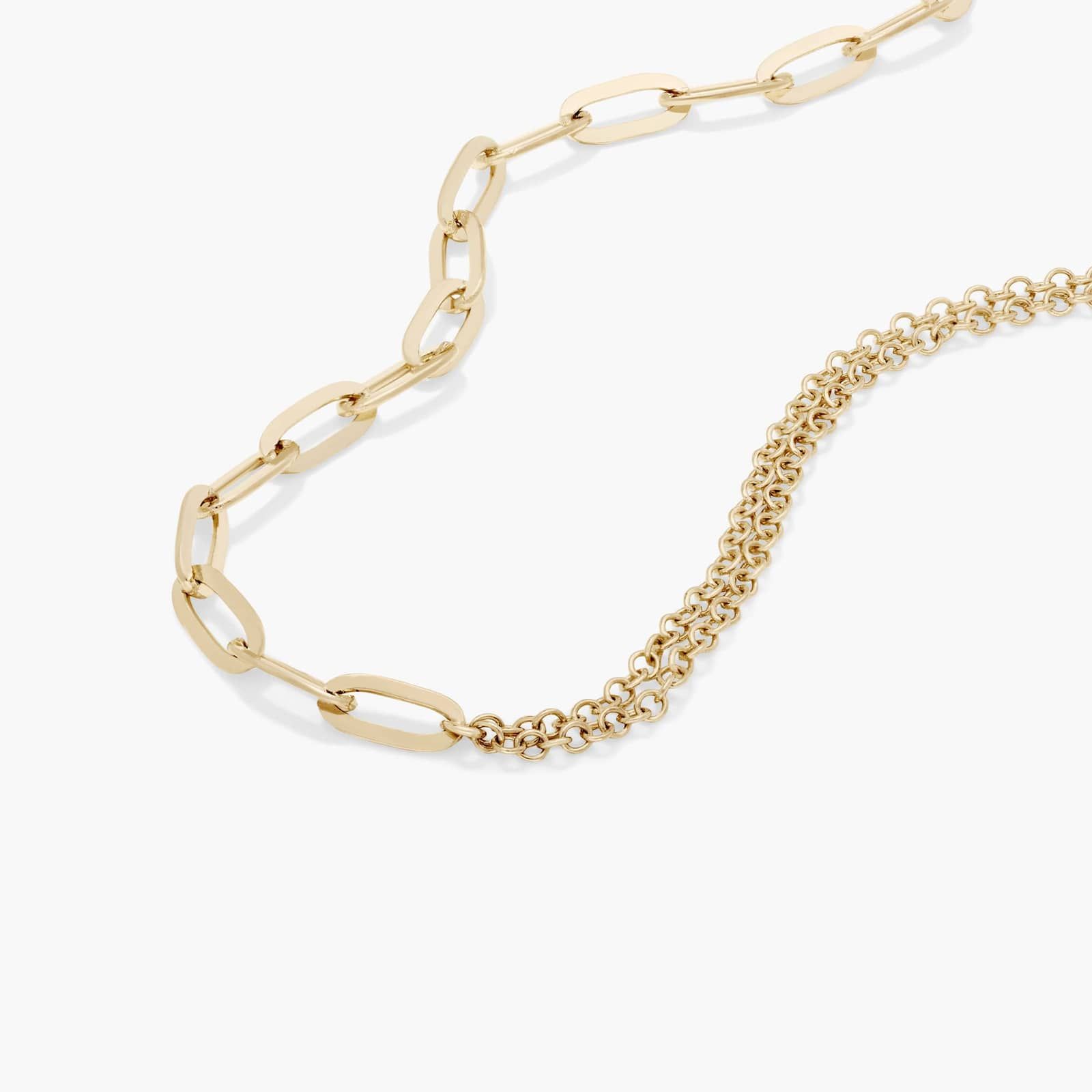 Star of David Toggle Clasp Necklace In 14K Yellow Gold