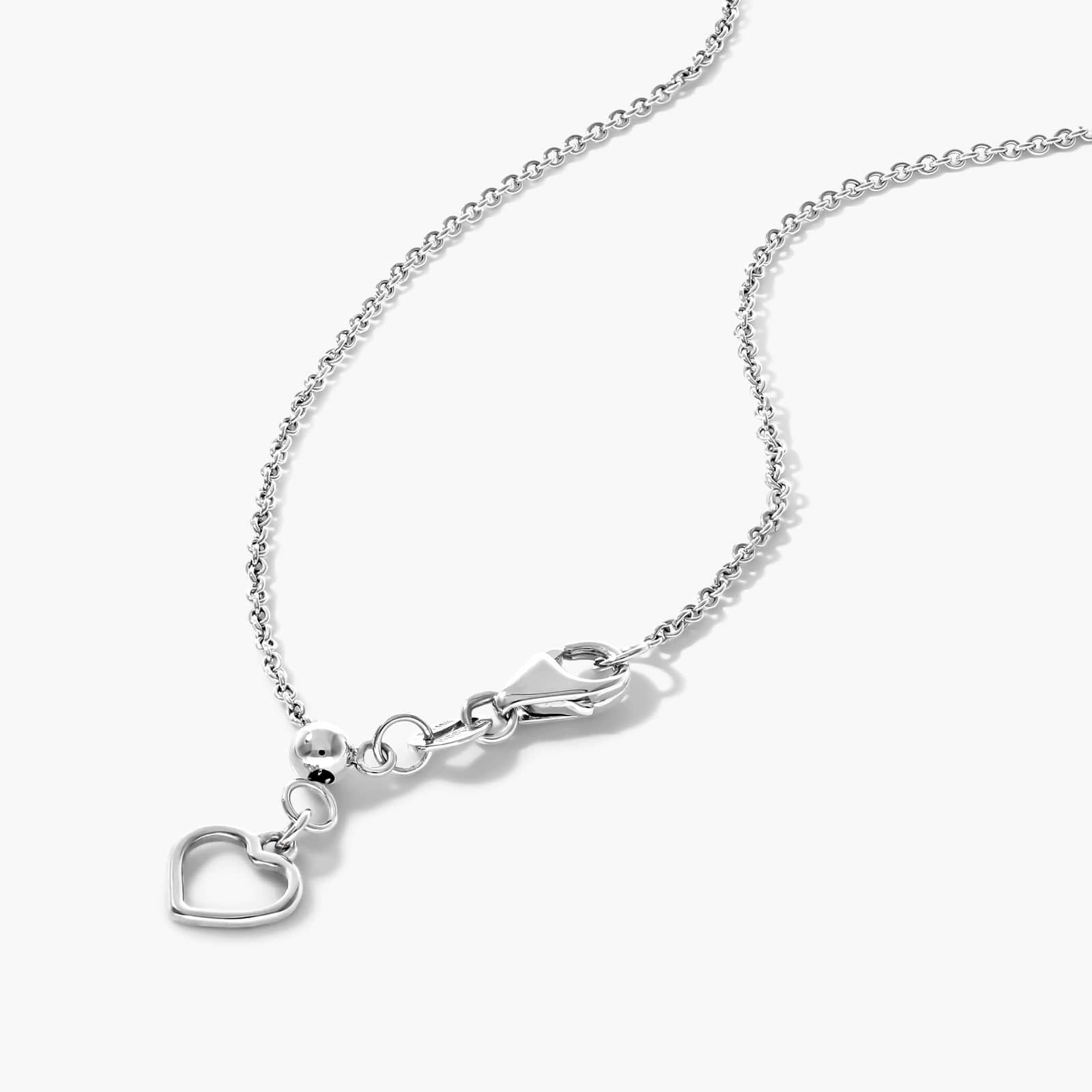 18K White Gold Oval Halo Pink Sapphire And Diamond Necklace