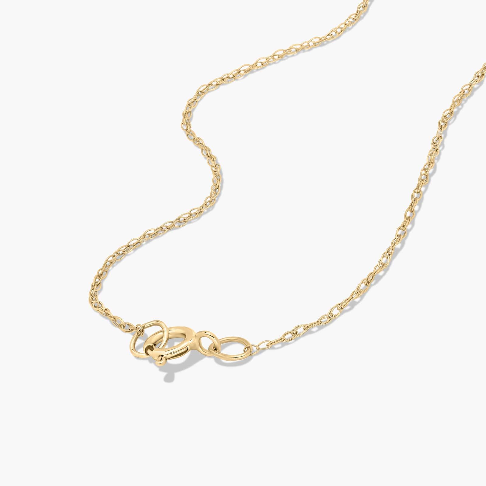 14K Yellow Gold Pear Shaped Swiss Blue Topaz & Tri-Diamond Birthstone Pendant Necklace