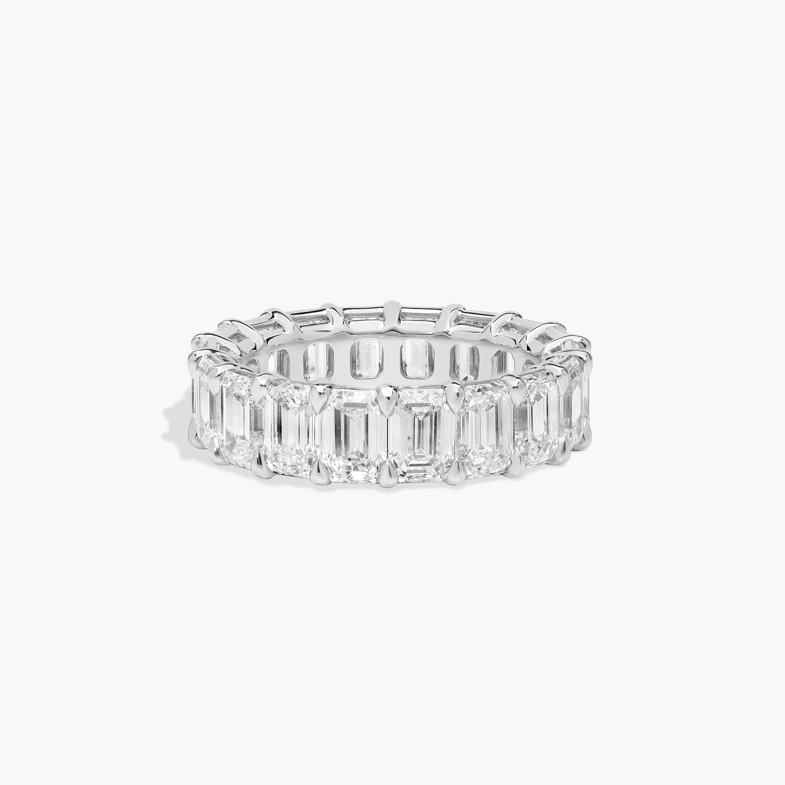 Emerald Cut Eternity Ring in Platinum (7 ct. tw.)