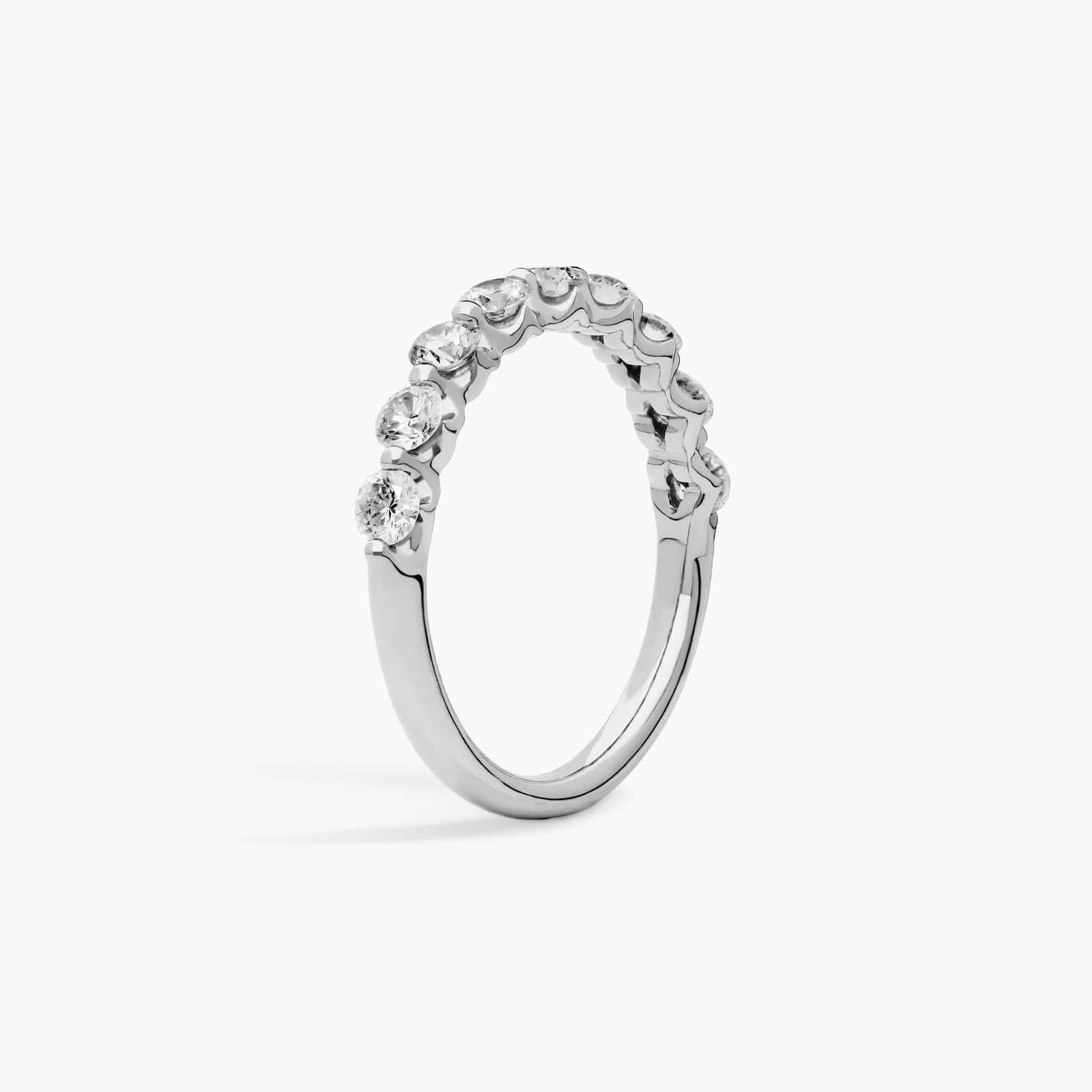 Floating Diamond Wedding Ring in Platinum (1 ct. tw.)