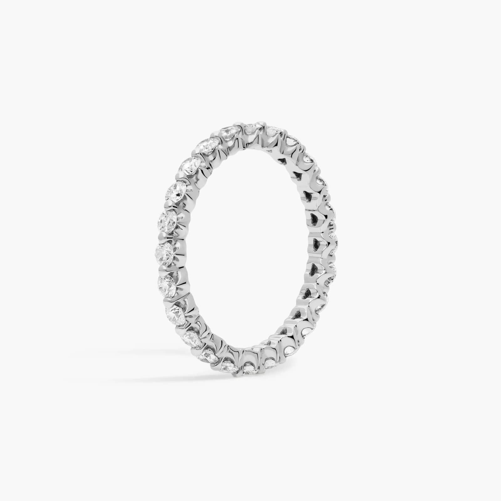 Floating Diamond Eternity Ring in Platinum (1 ct. tw.)