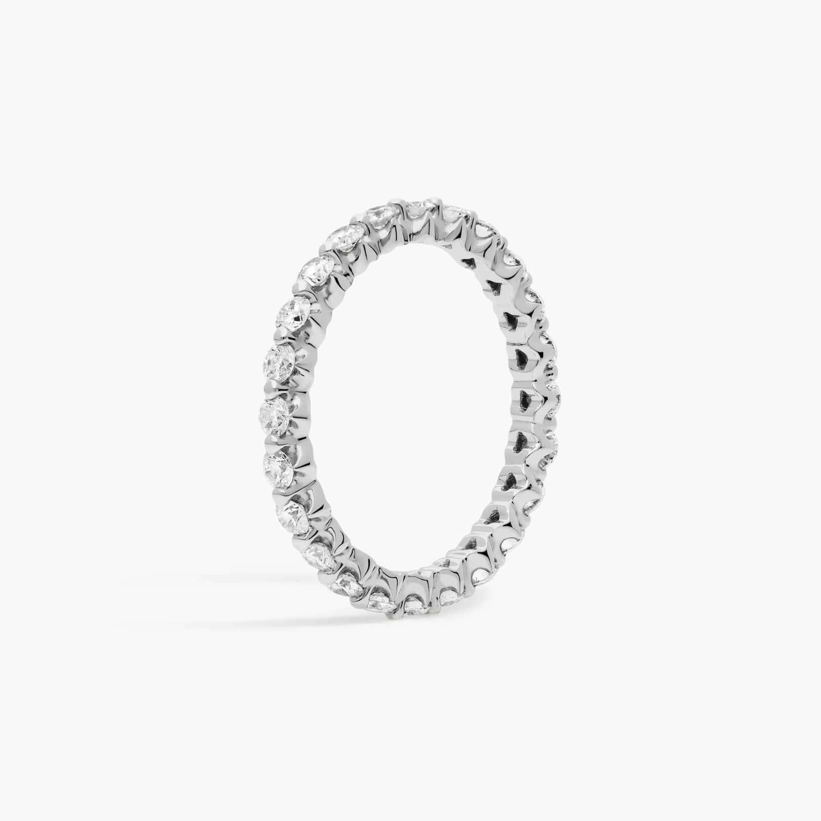Floating Diamond Eternity Ring in 14k White Gold (1 ct. tw.)