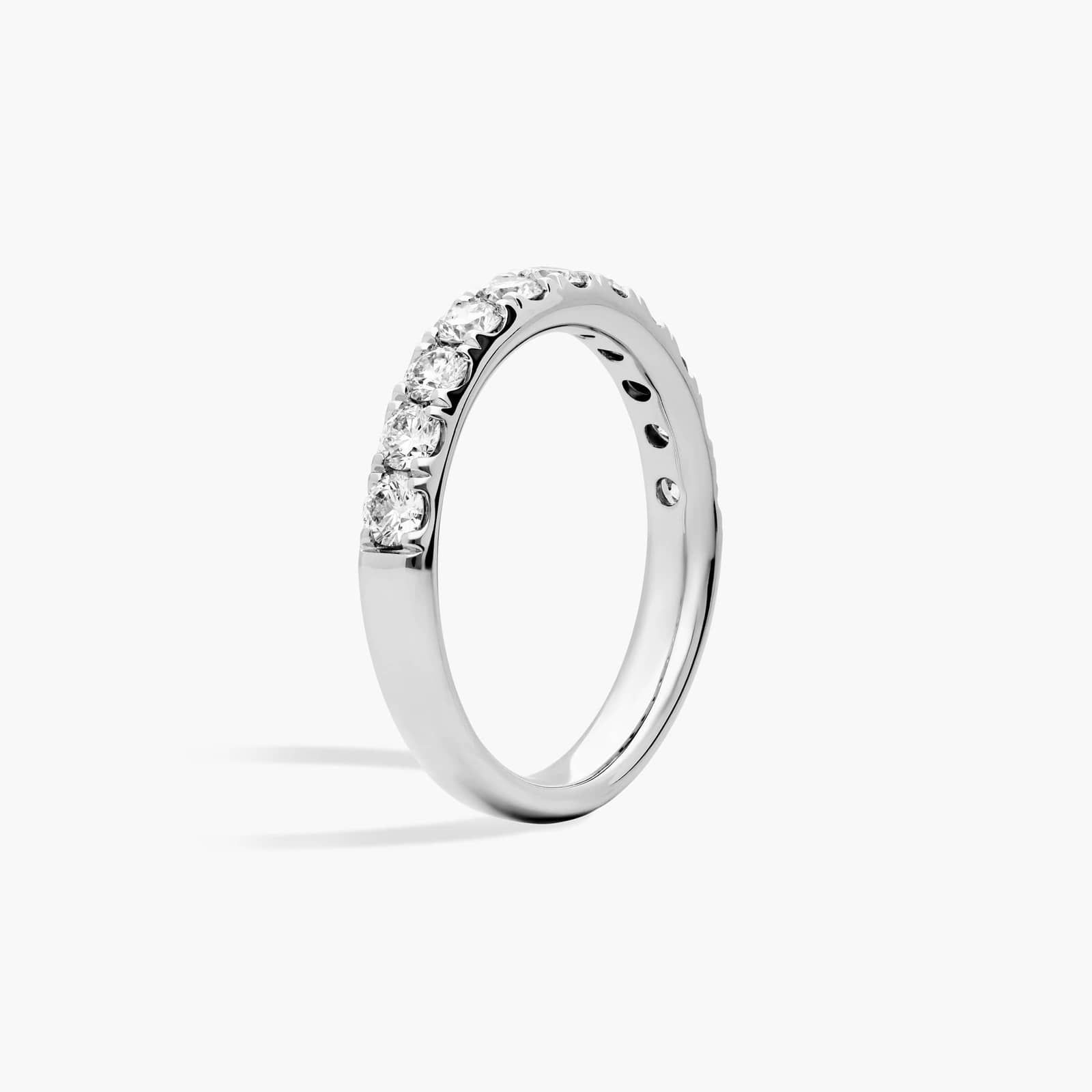 Riviera Pavé Diamond Ring in Platinum (3/4 ct. tw.)
