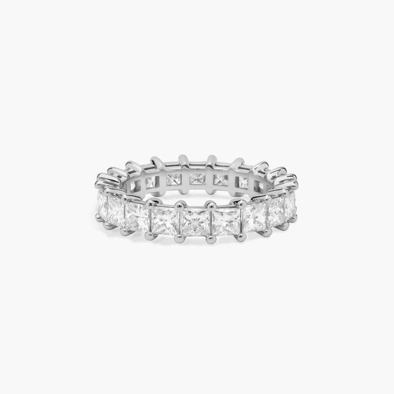 Princess Cut Eternity Ring in Platinum (3 ct. tw.)