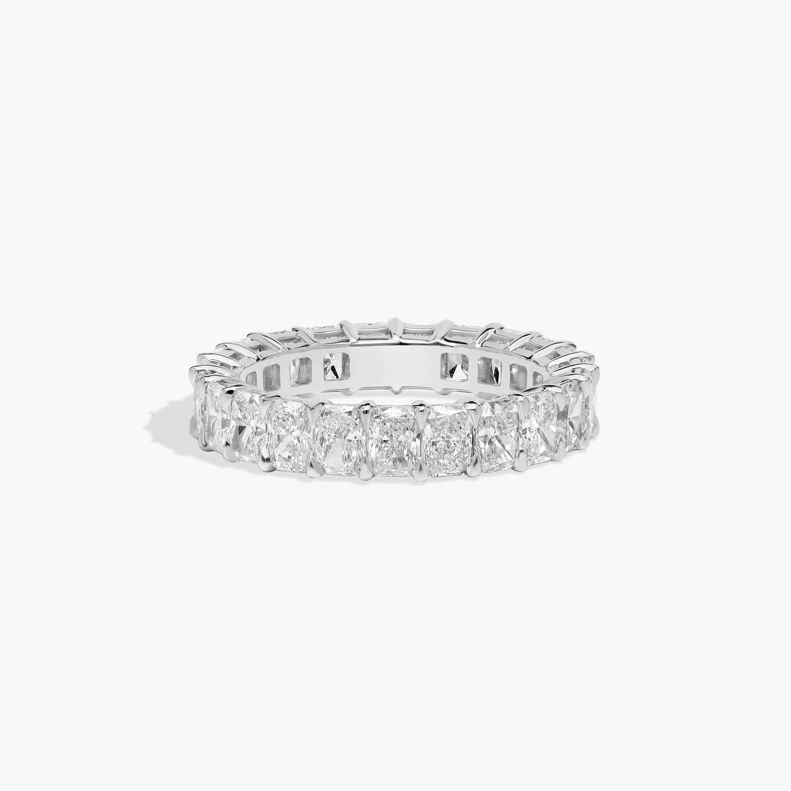 Radiant Cut Eternity Ring in Platinum (4 ct. tw.)