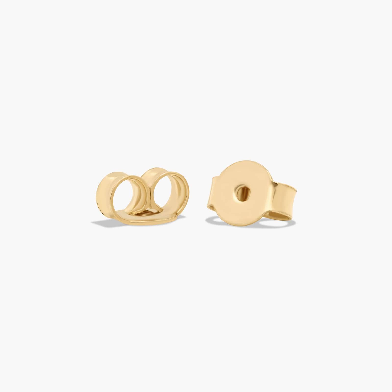 Golden Hour Textured J-Hoop Earrings In 14K Yellow Gold