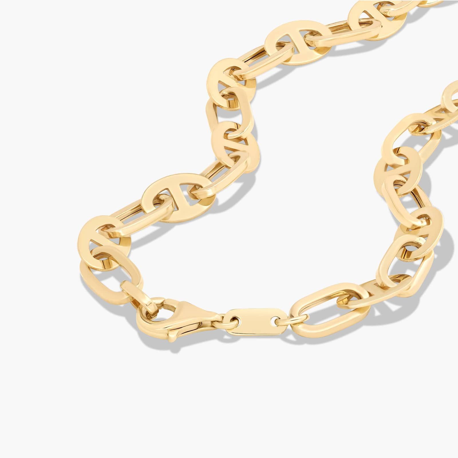 14K Yellow Gold Golden Hour Mariner Link Necklace