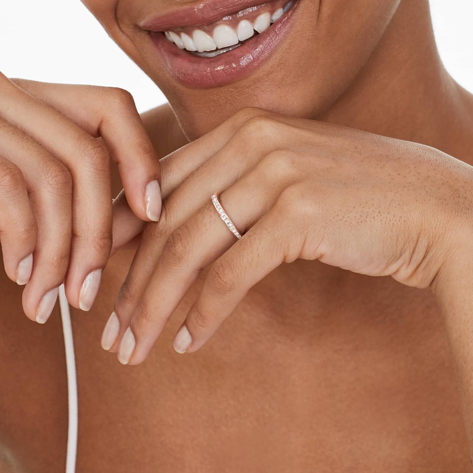 Channel Set Wedding Ring With 0.63 CTW Diamonds In 14K Rose Gold (2.80mm)