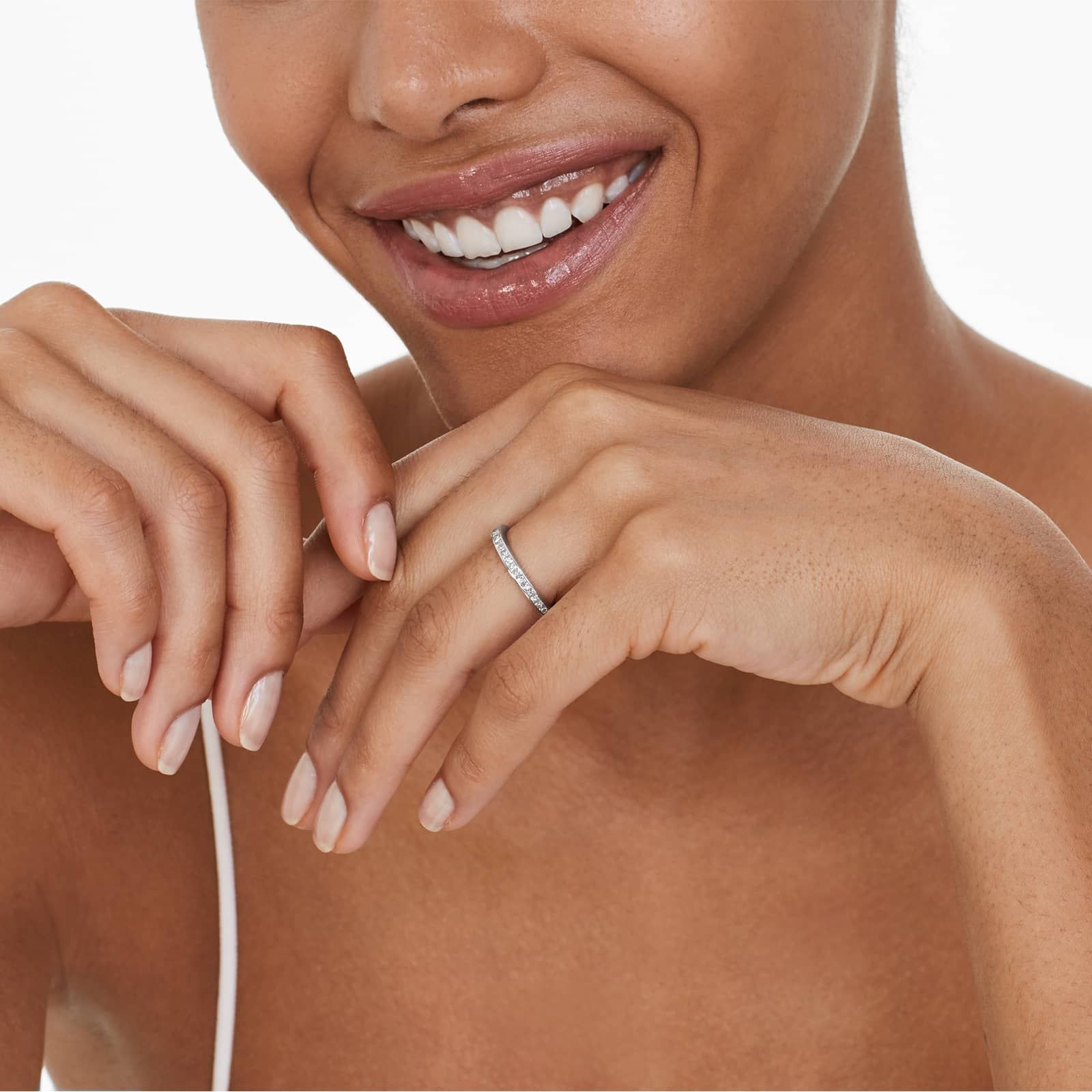 Channel Set Wedding Ring With 0.63 CTW Diamonds In Platinum (2.80mm)