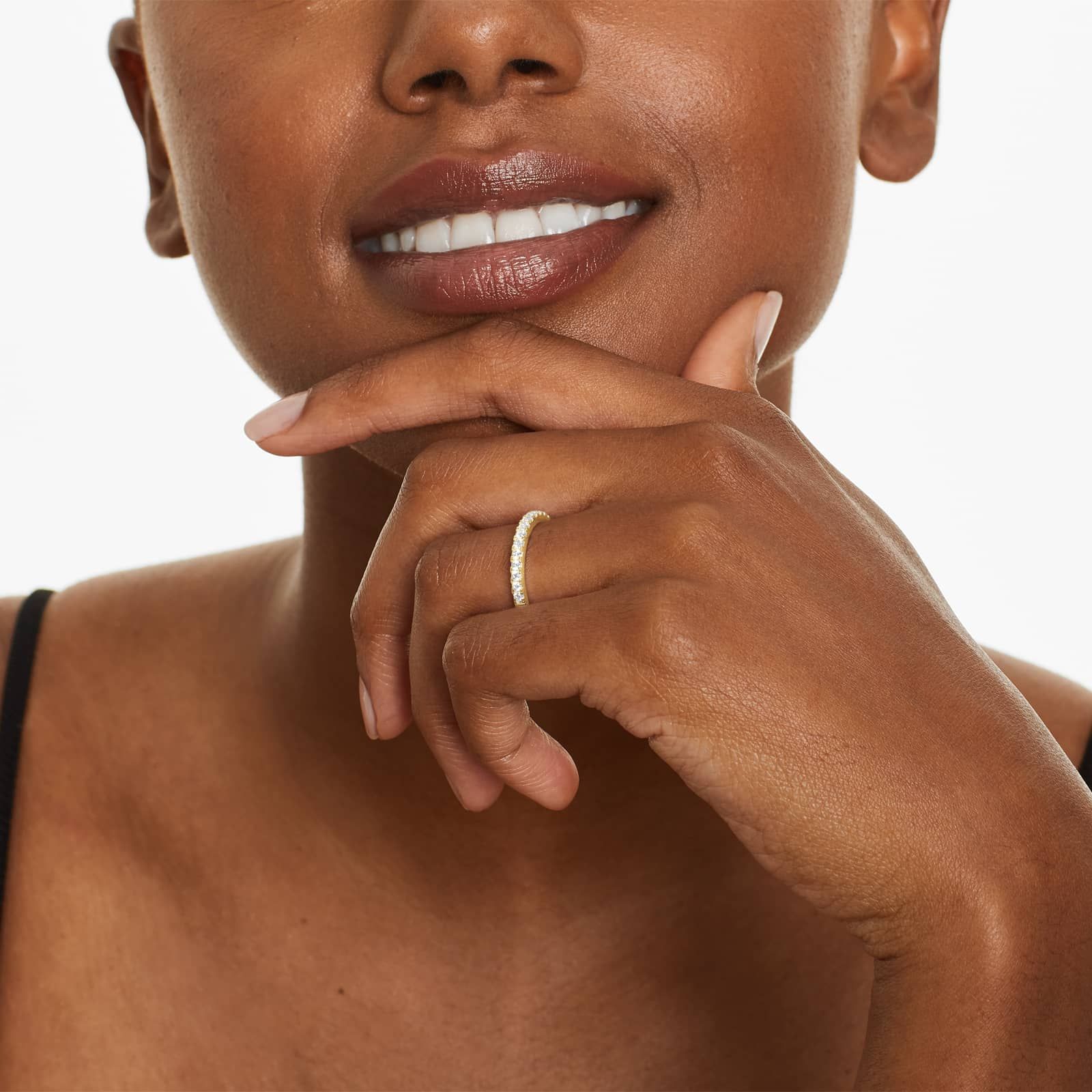 Common Prong Wedding Ring With 0.57 CTW Diamonds In 18K Yellow Gold (2.00mm)