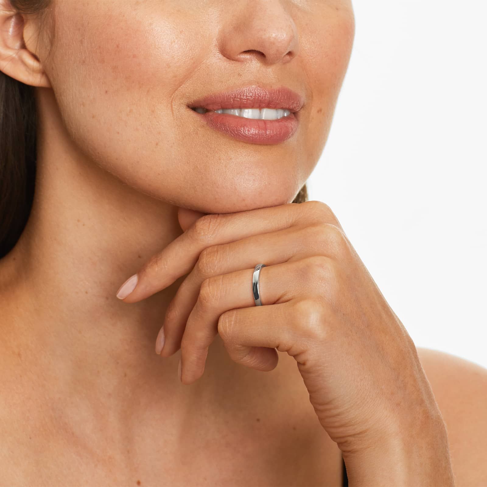 Traditional Straight Fit Wedding Ring In Platinum (2.50mm)