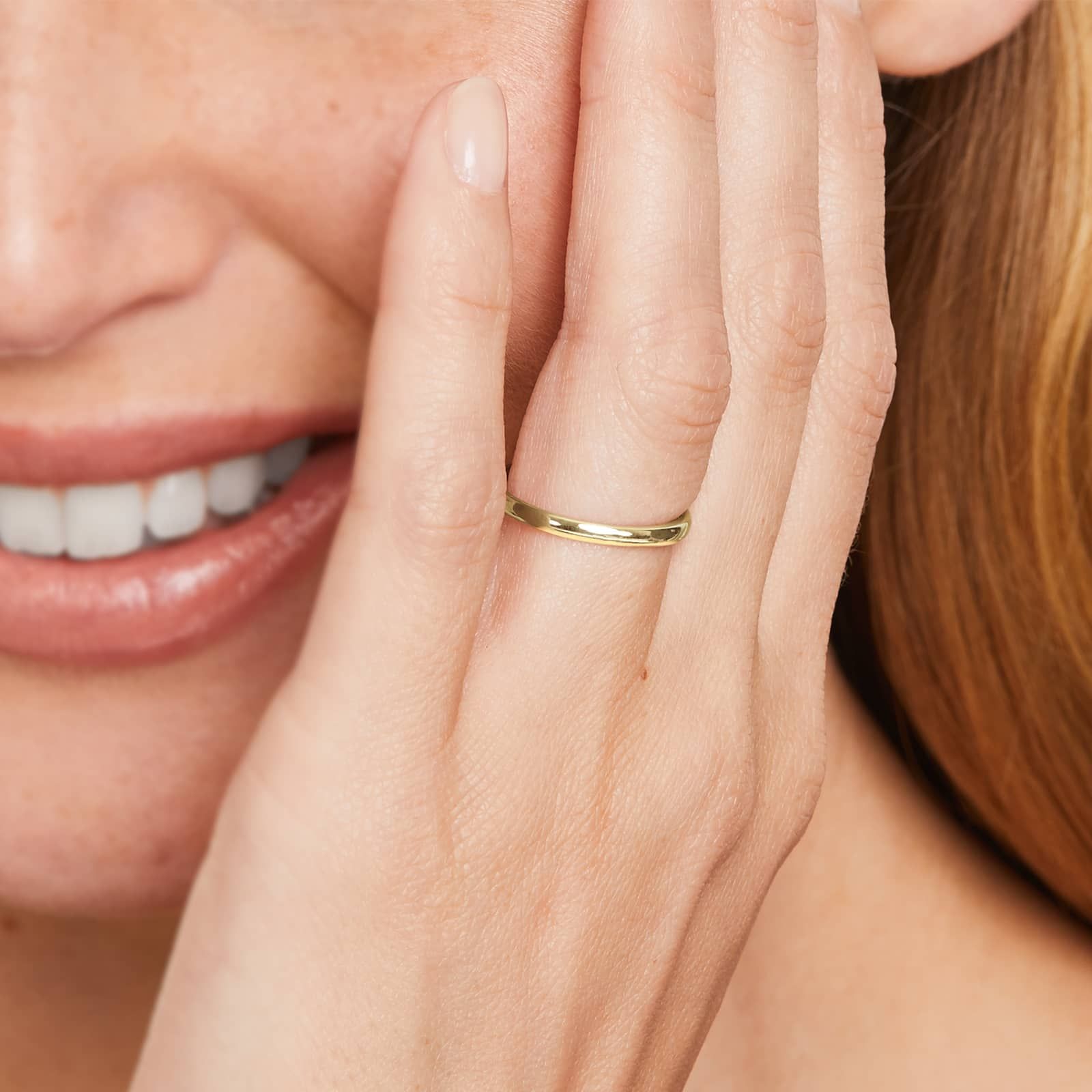 Wedding Ring In 14K Yellow Gold (2.00mm)