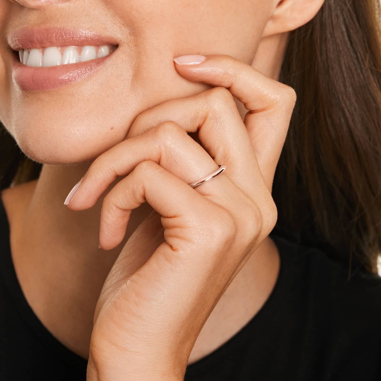 Wedding Ring In 14K Rose Gold (2.00mm)