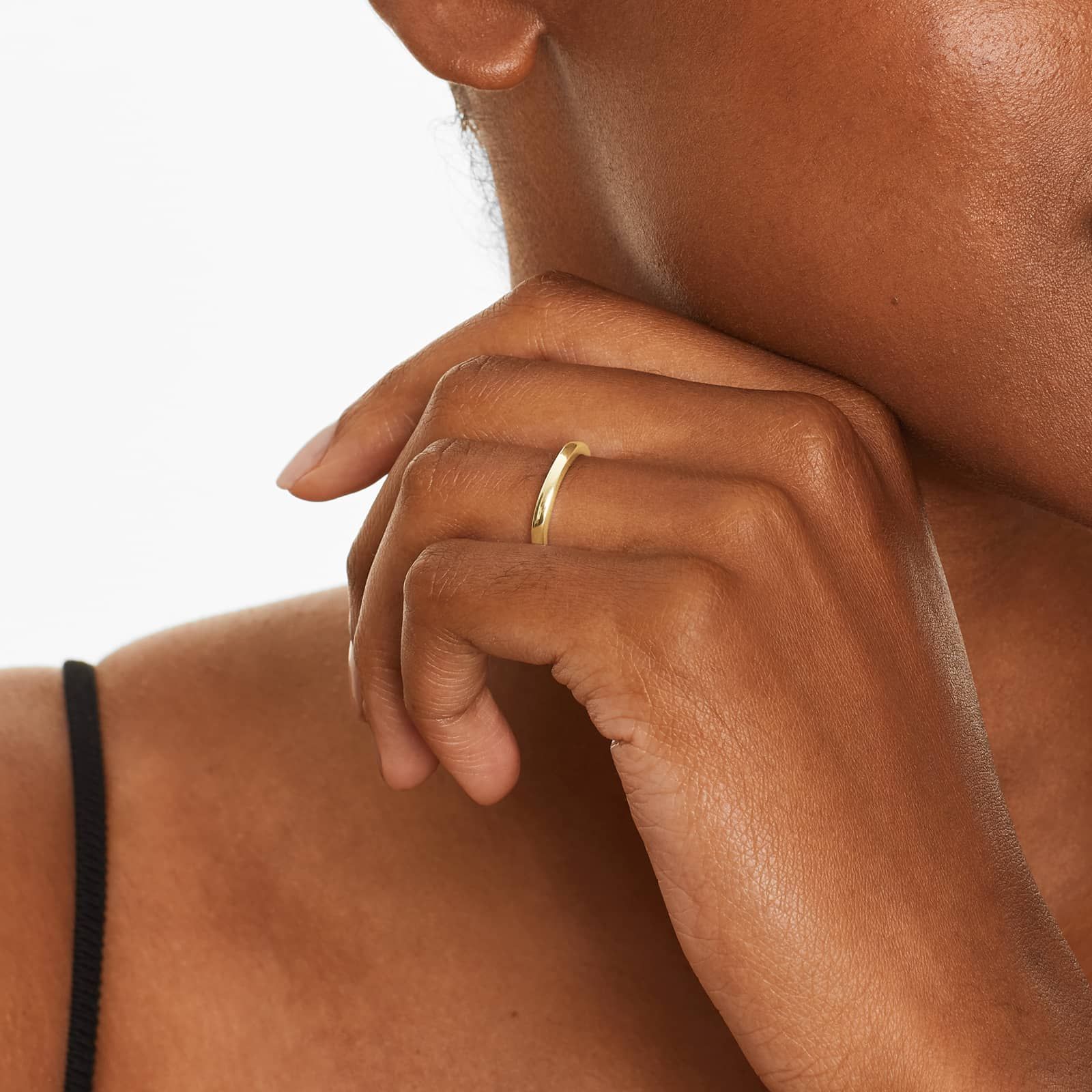 Wedding Ring In 14K Yellow Gold (2.00mm)