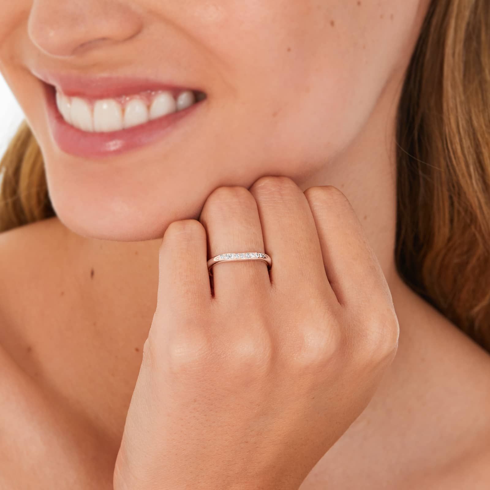 14K Rose Gold Matching Wedding Ring