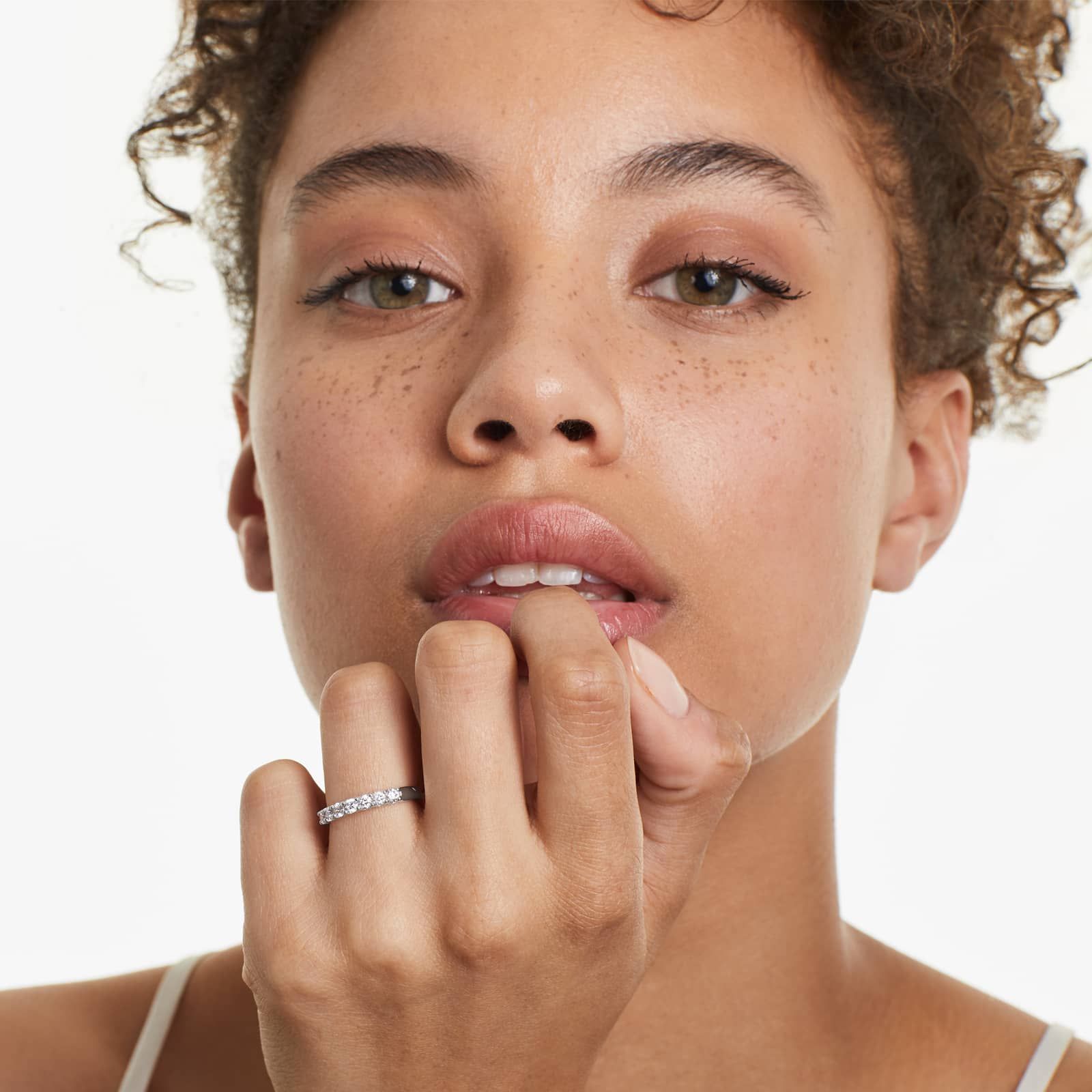 Shared Prong Seven Stone Contour Anniversary Ring With 0.5 CTW Diamonds In Platinum (2.00mm)