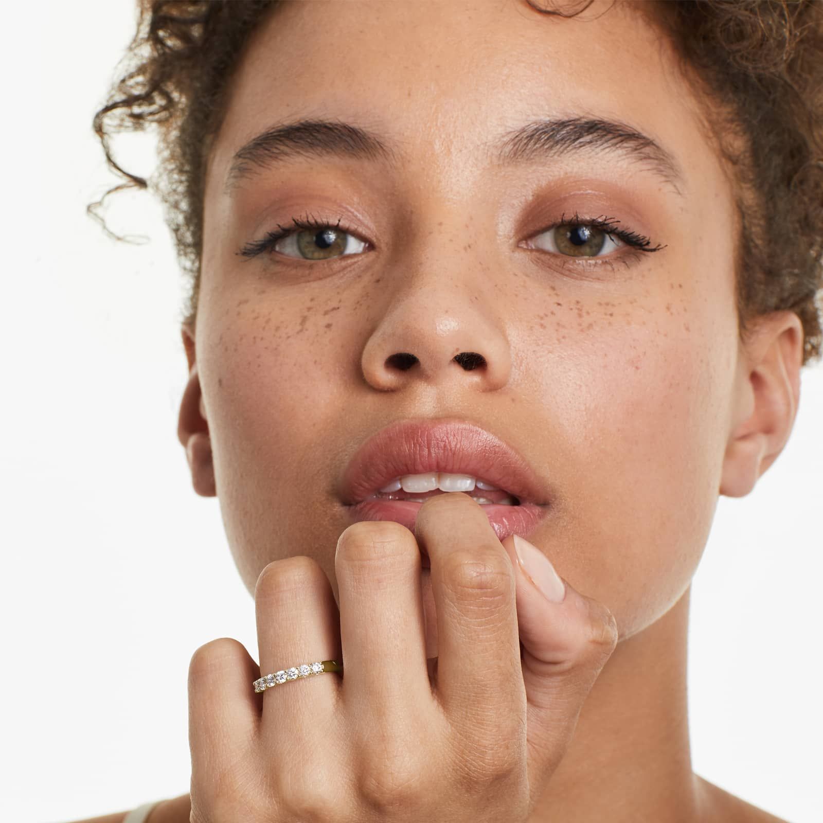 Shared Prong Seven Stone Contour Anniversary Ring With 0.5 CTW Diamonds In 14K Yellow Gold (2.00mm)