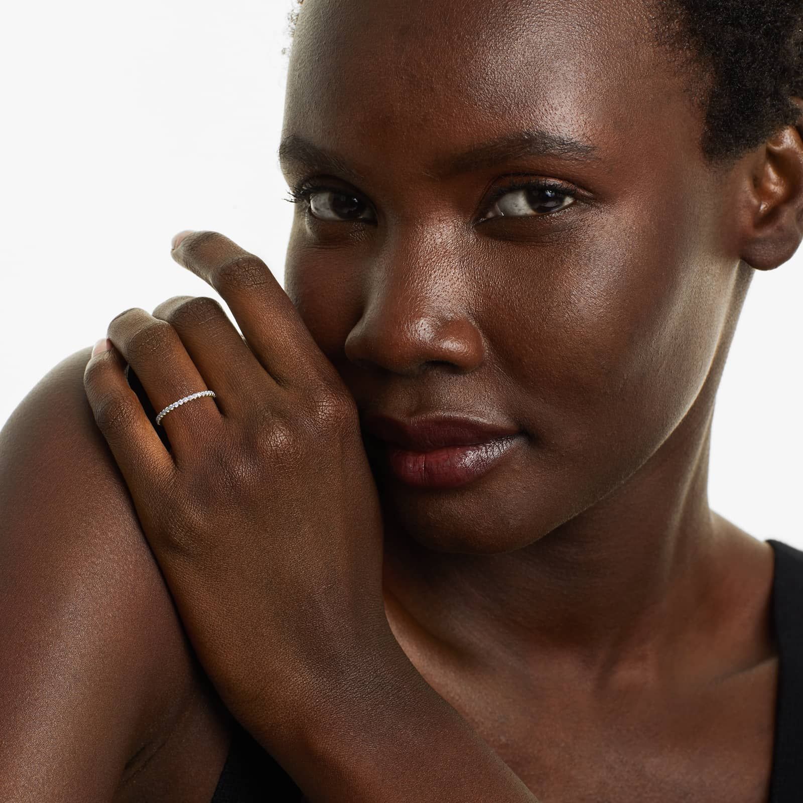 Fishtail Eternity Ring With 0.5 CTW Diamonds In 14K Yellow Gold (1.50mm)