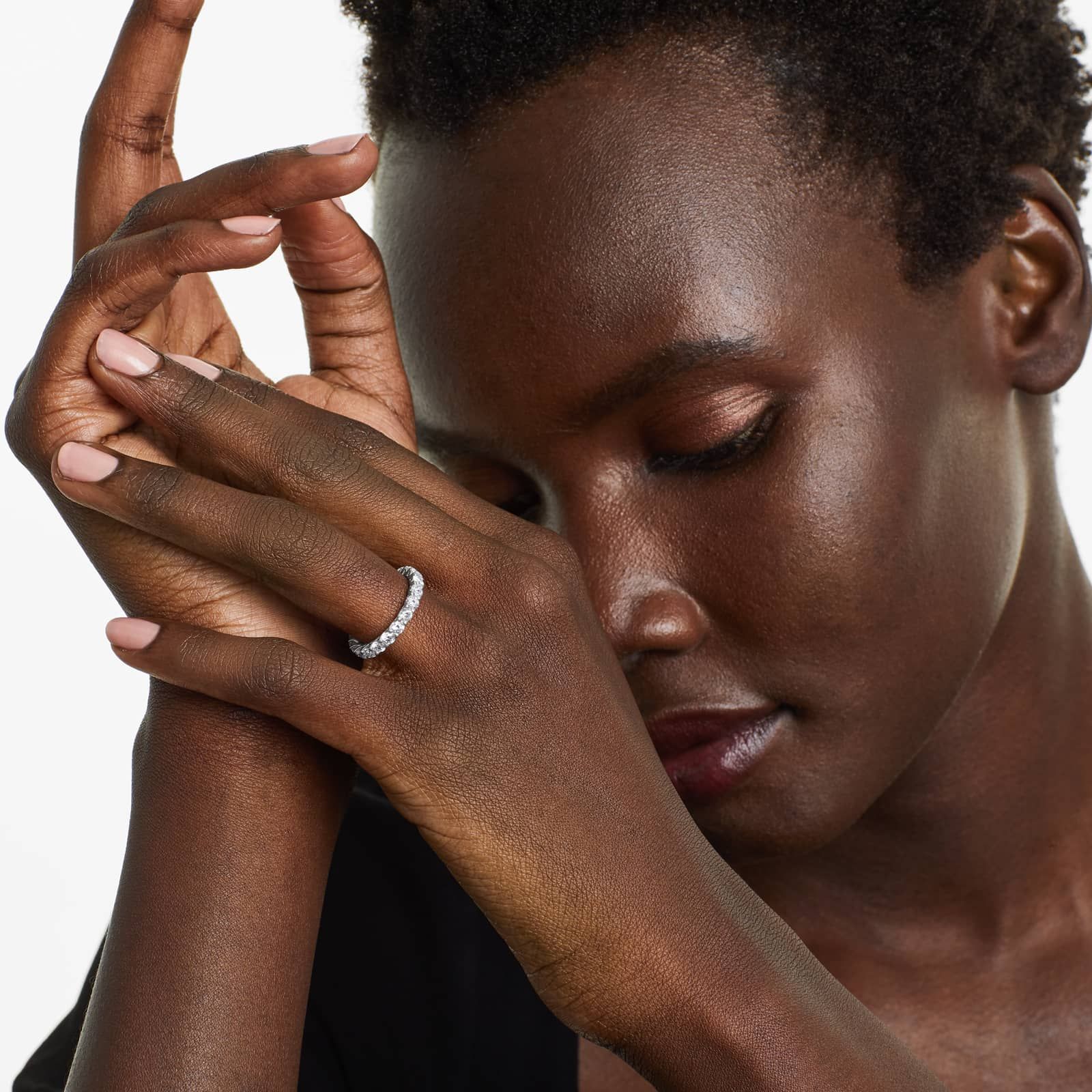 Trellis Eternity Ring With 2 CTW Lab-Grown Diamonds In 14K White Gold (3.00mm)