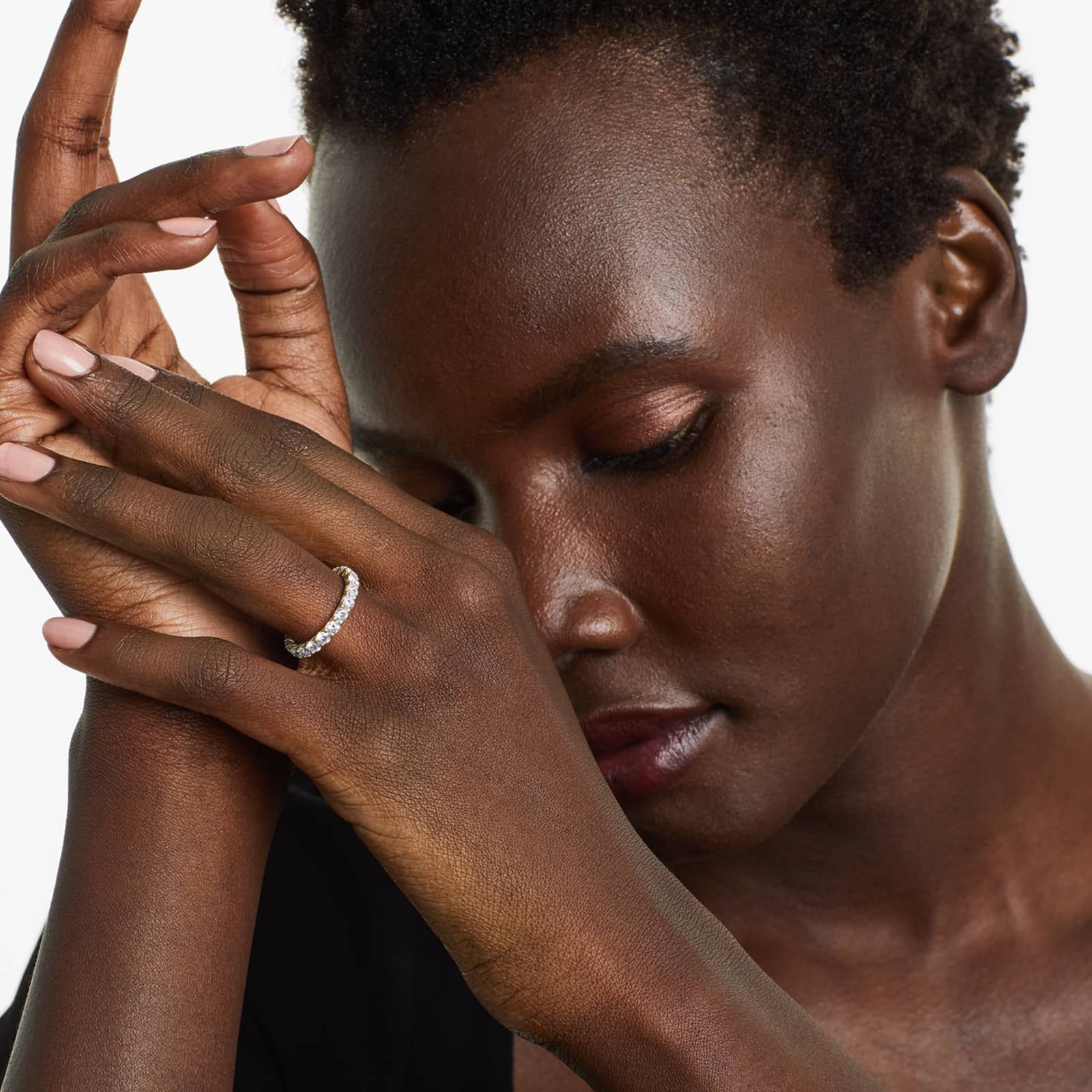 Trellis Eternity Ring With 2 CTW Diamonds In 14K Yellow Gold (3.00mm)