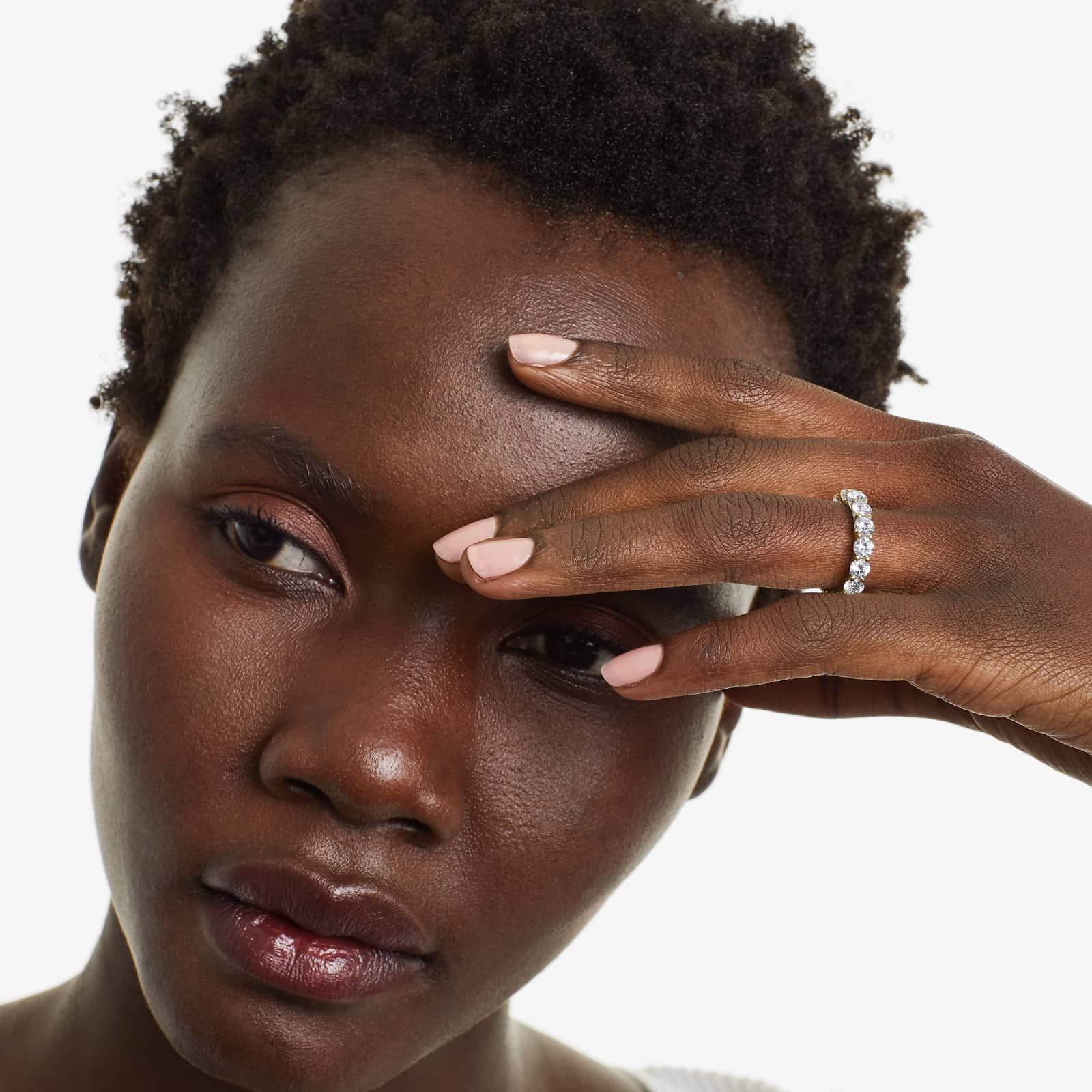 Trellis Eternity Ring With 4 CTW Diamonds In 14K Yellow Gold (4.00mm)