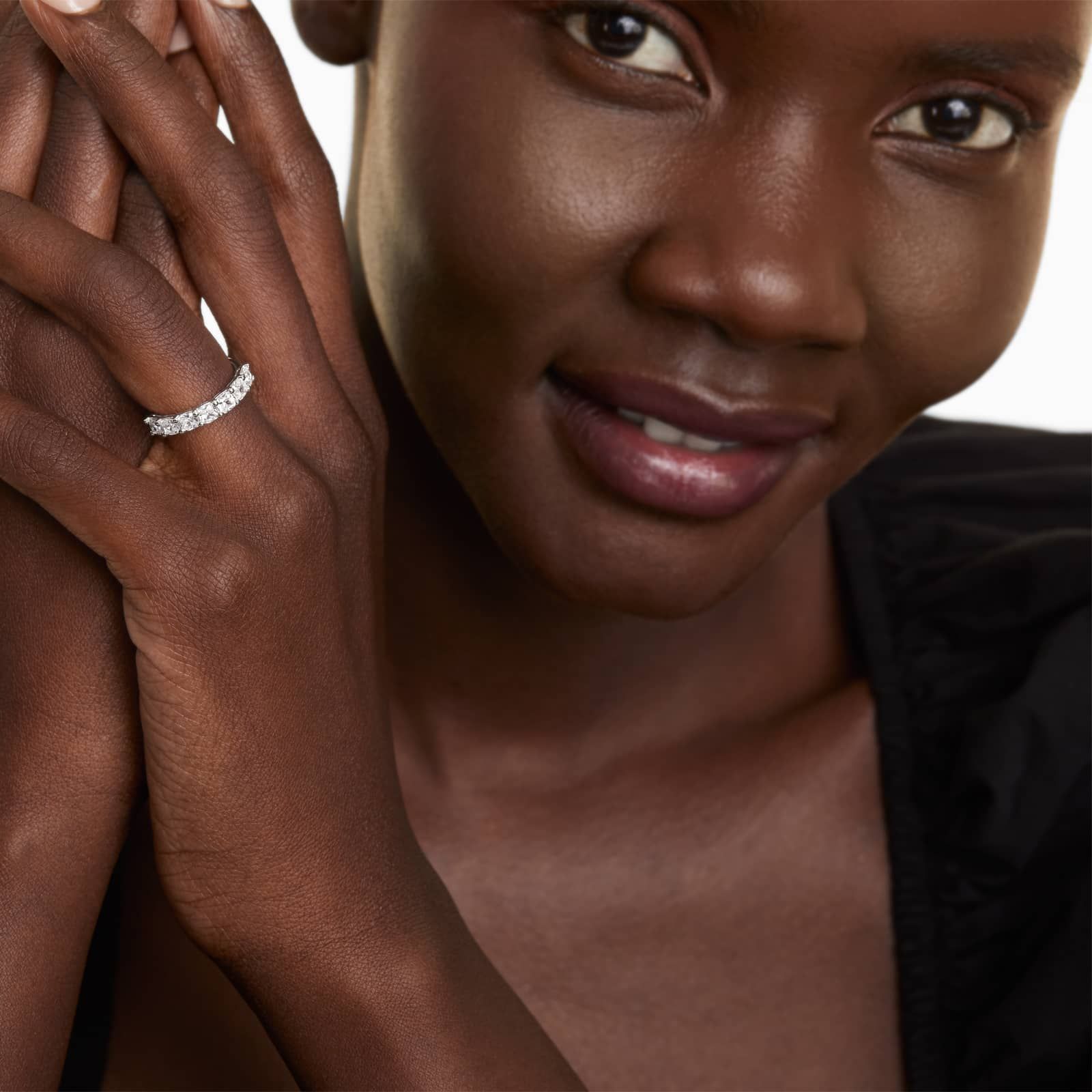 Seven Stone Anniversary Ring With 1.5 CTW Cushion Cut Diamonds In Platinum (2.50mm)