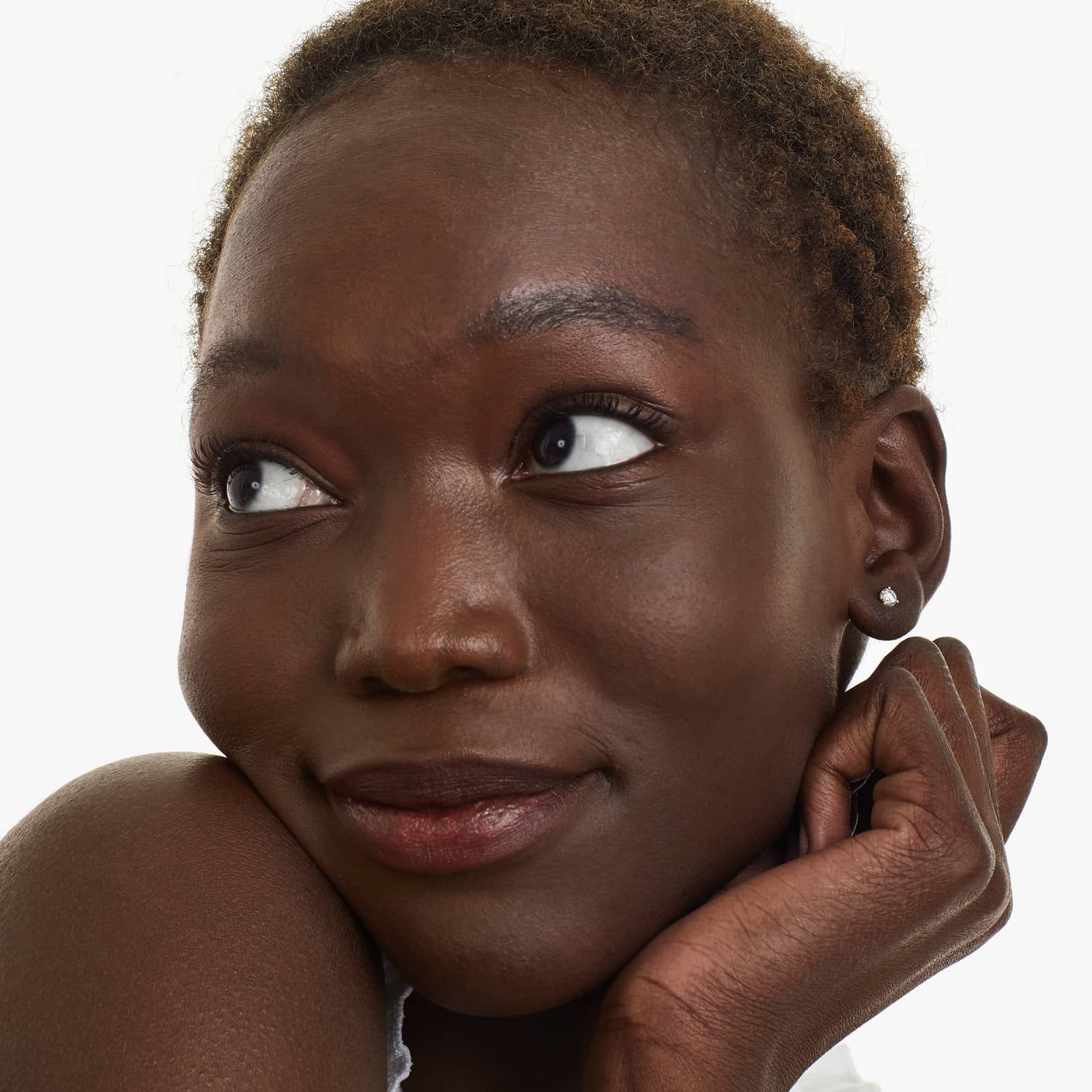 Three Prong Martini 0.5 CTW Diamond Stud Earrings In 14K Yellow Gold