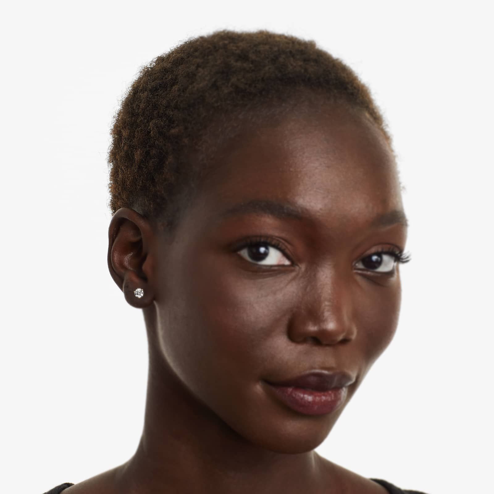 14K Yellow Gold Three Prong Martini Round Brilliant Lab-Grown Diamond Stud Earrings (0.90 CTW - F-G / VS2-SI1)