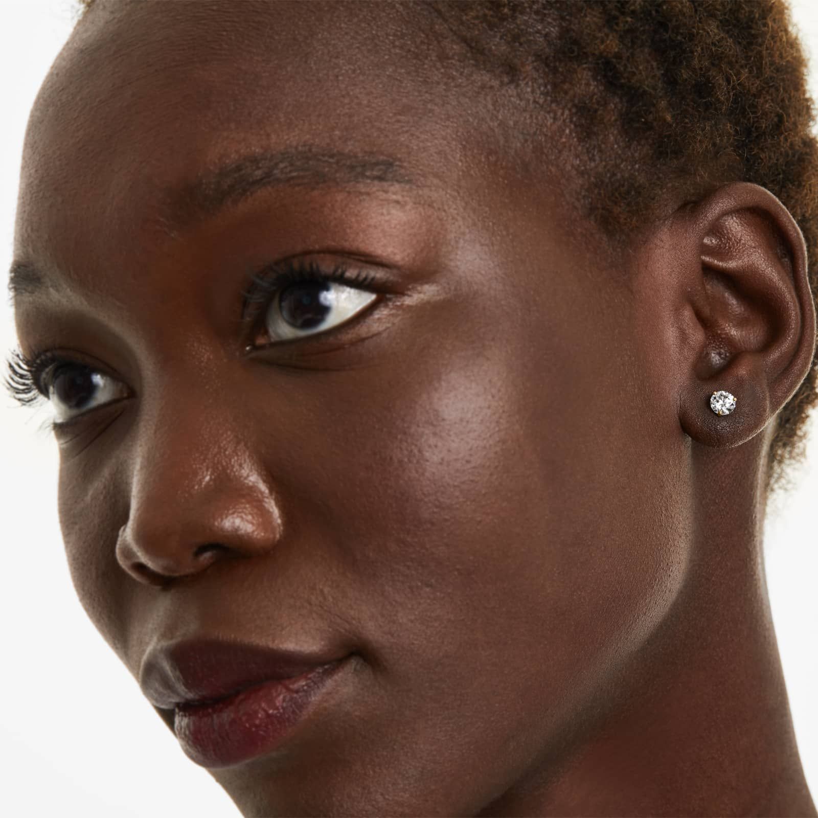 Three Prong Martini 1 CTW Lab-Grown Diamond Stud Earrings In 14K Yellow Gold