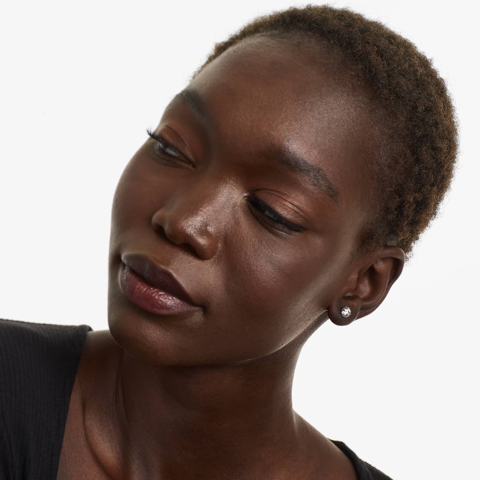 Three Prong Martini 1.5 CTW Diamond Stud Earrings In 14K Yellow Gold