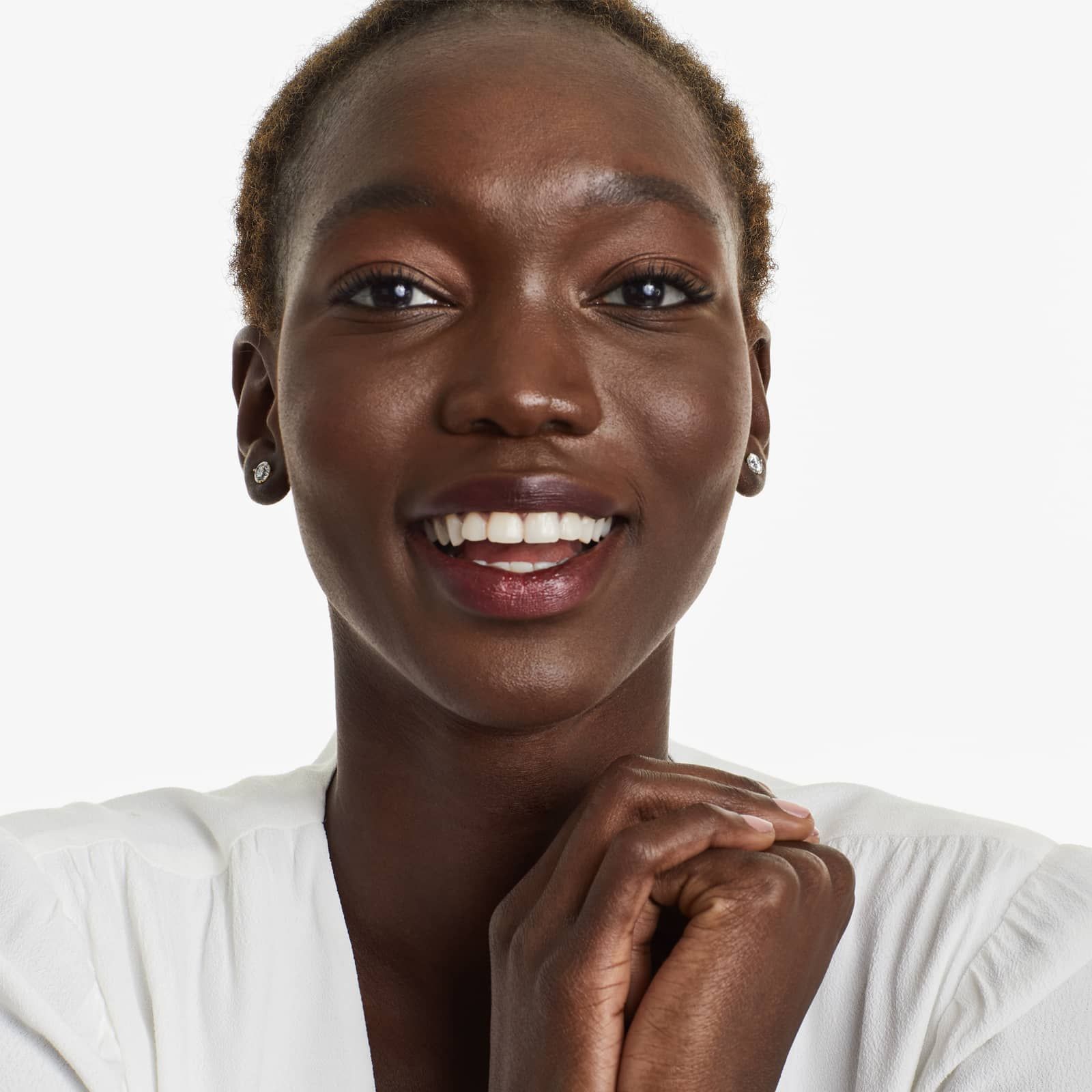 Three Prong Martini 2 CTW Diamond Stud Earrings In 14K Yellow Gold