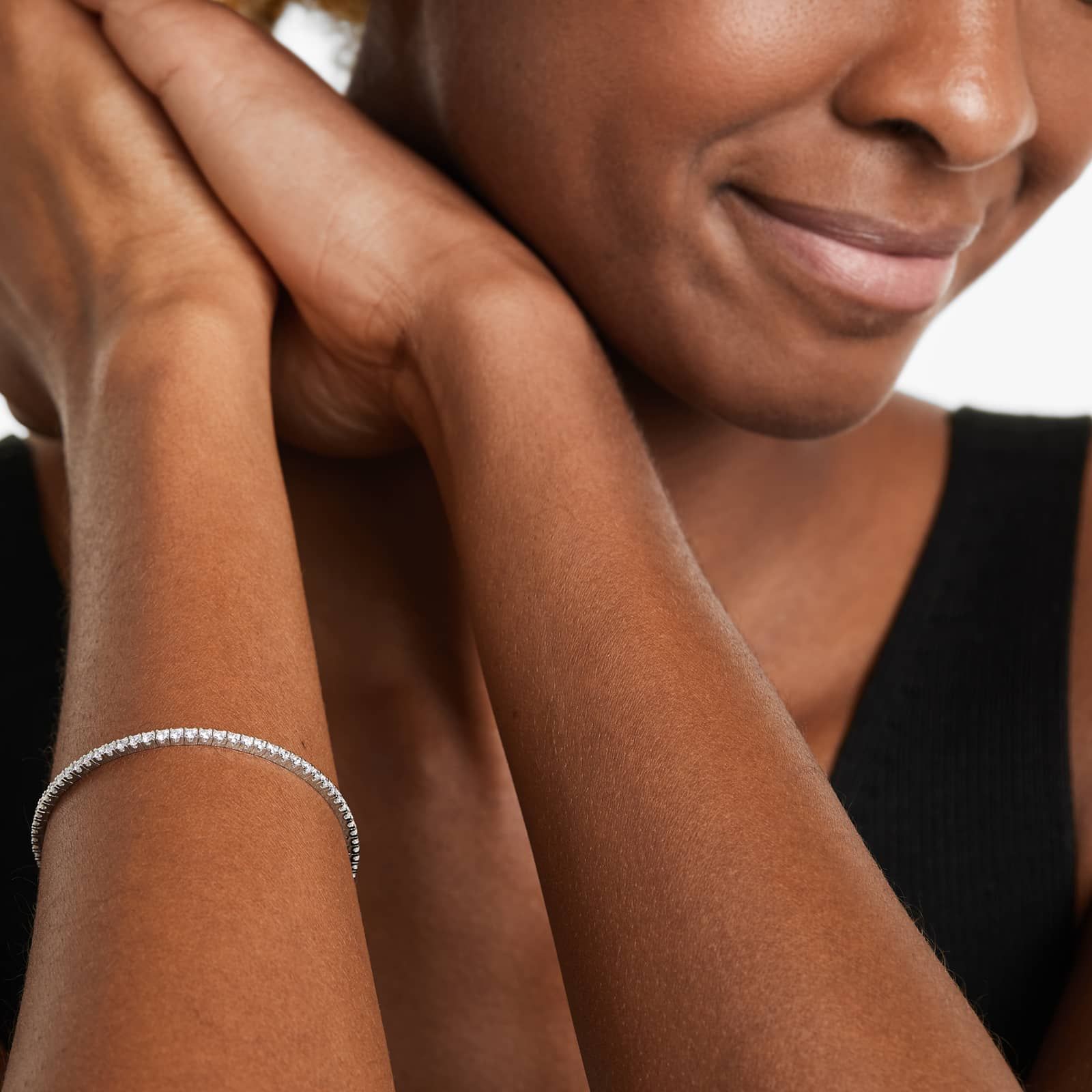 Tennis Bracelet With 3 CTW Diamonds In 14K White Gold