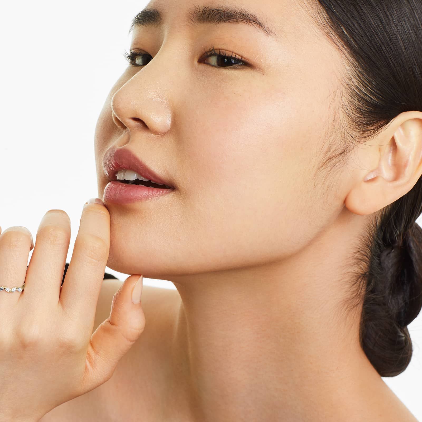 Petite Zig Zag Diamond Ring In 14K Yellow Gold